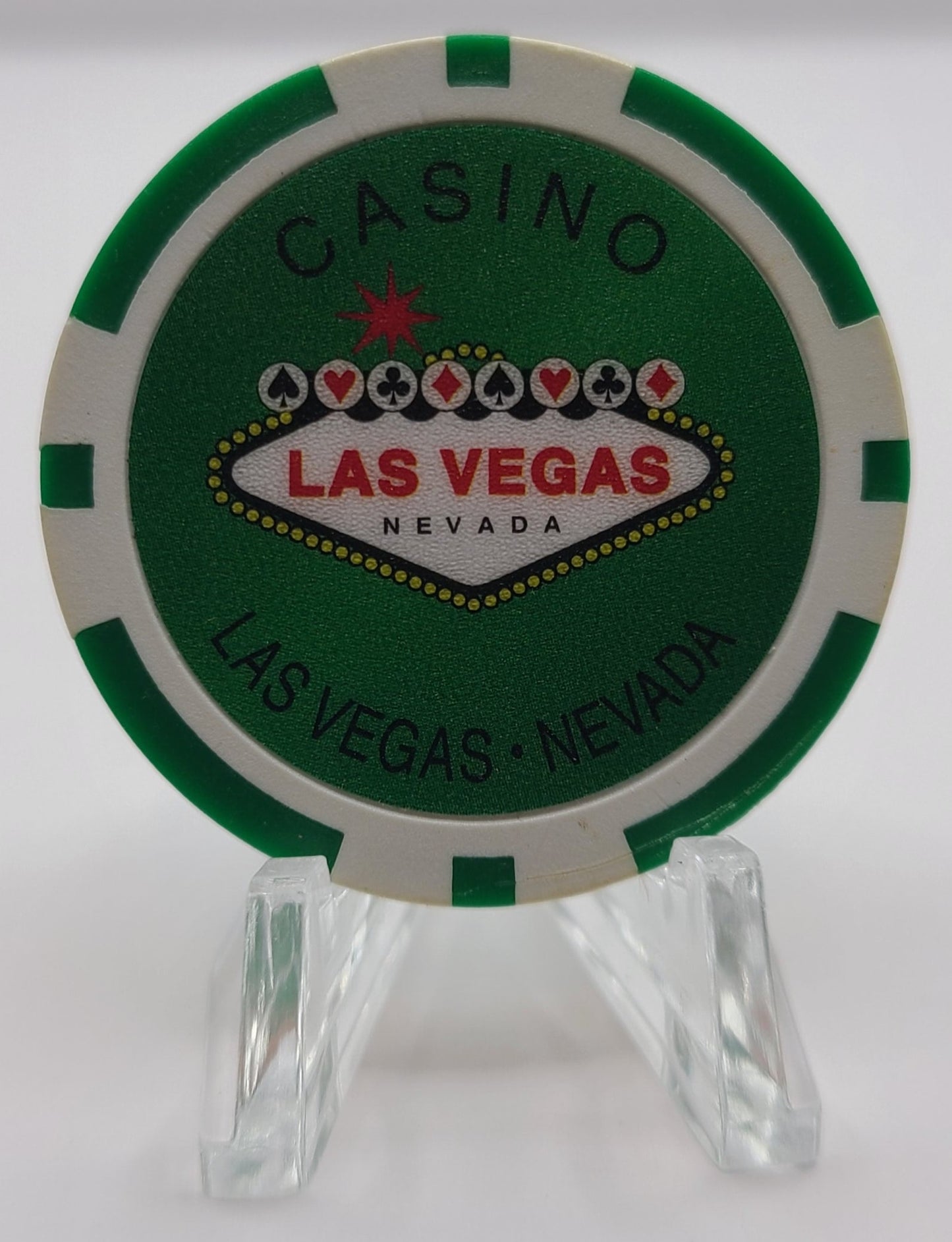 Las Vegas Green Souvenir Chip