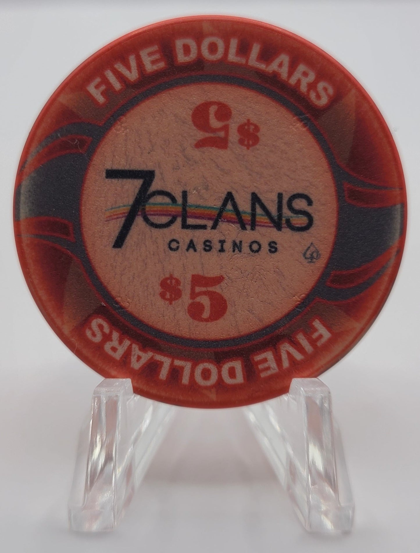 7 Clans Casino Newkirk OK $5 Chip