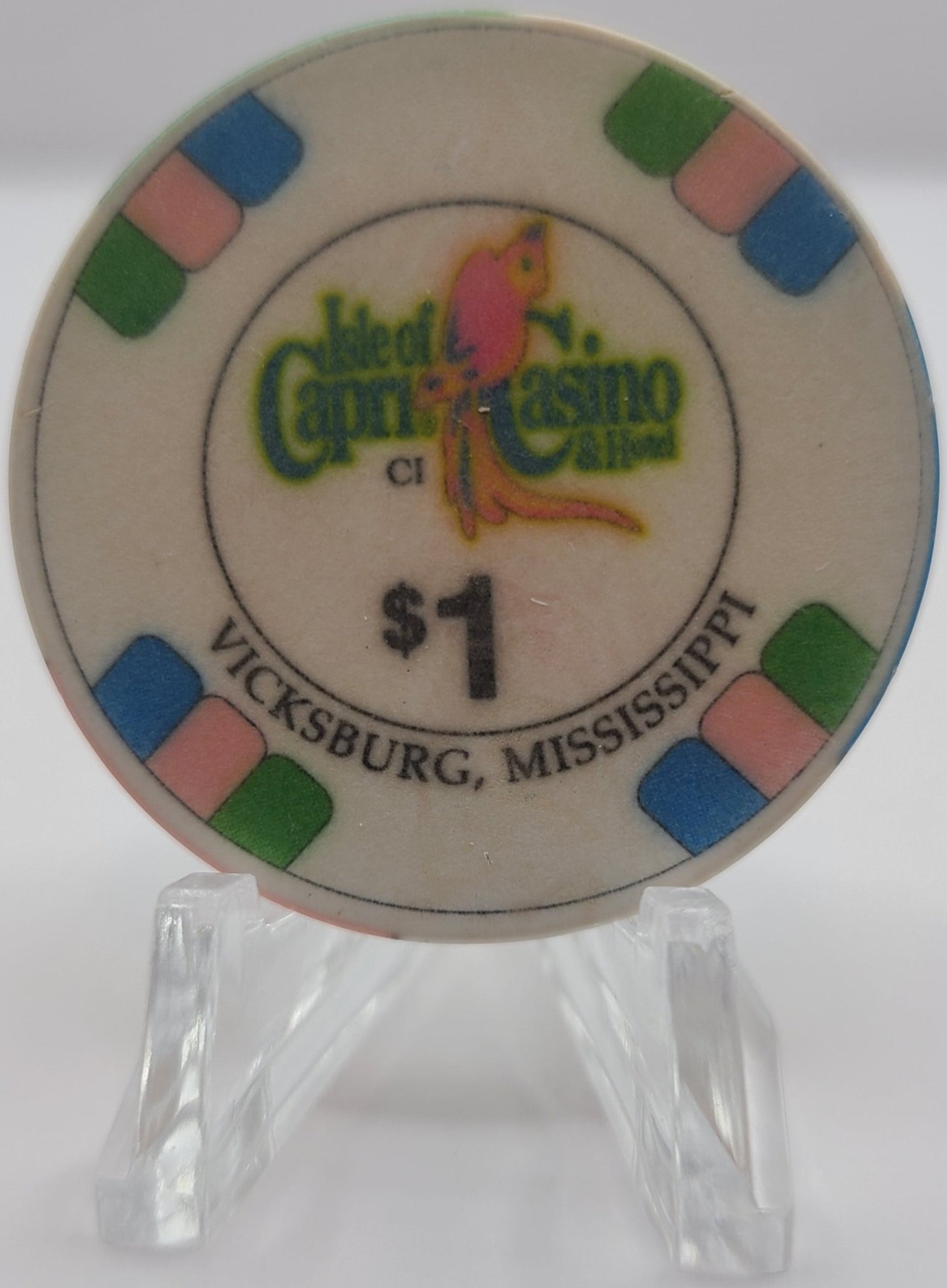 Isle of Capri Casino Vicksburg MS $1 Chip