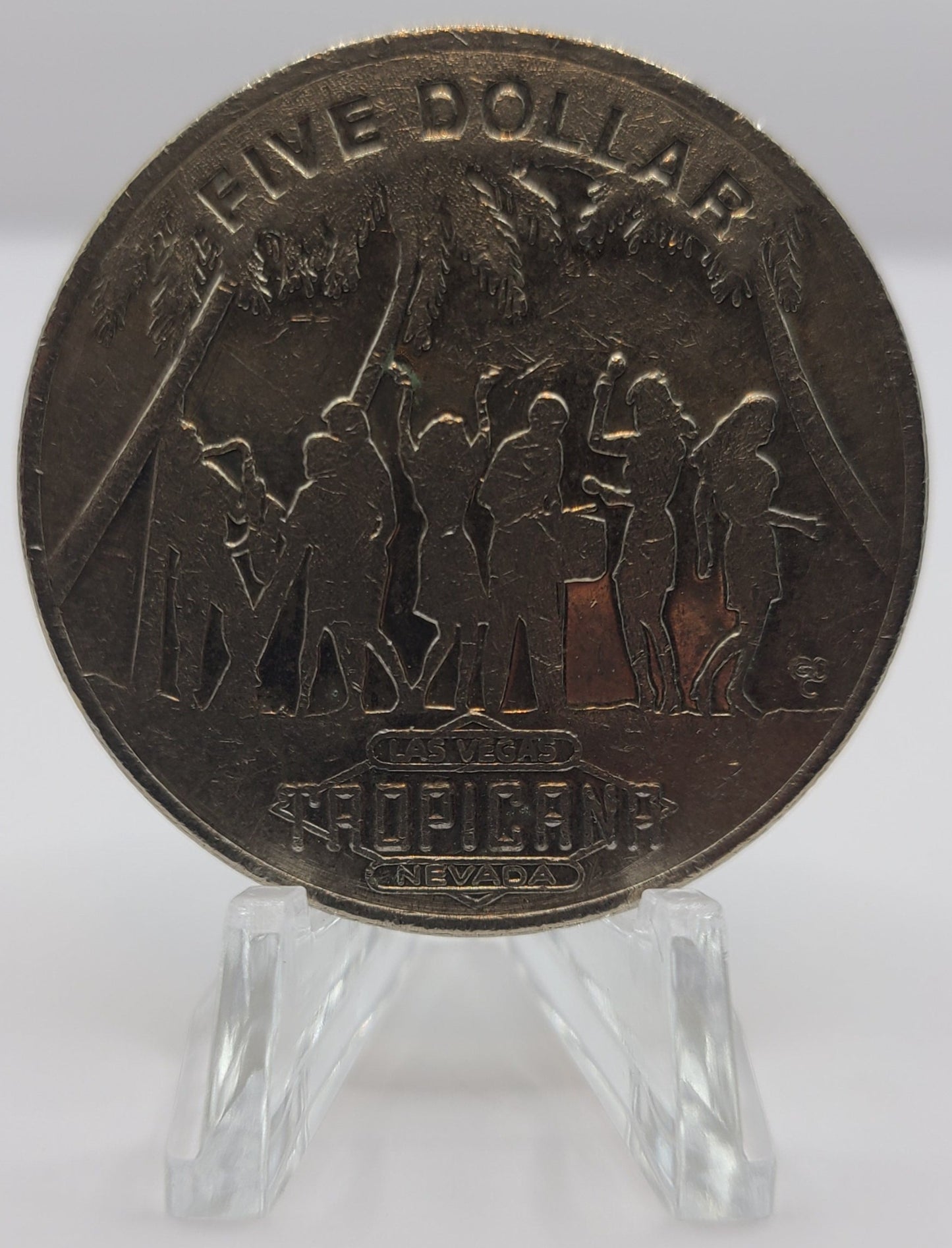 Tropicana Hotel Casino Las Vegas NV 1992 "Bird of Paradise" $5 Gaming Token