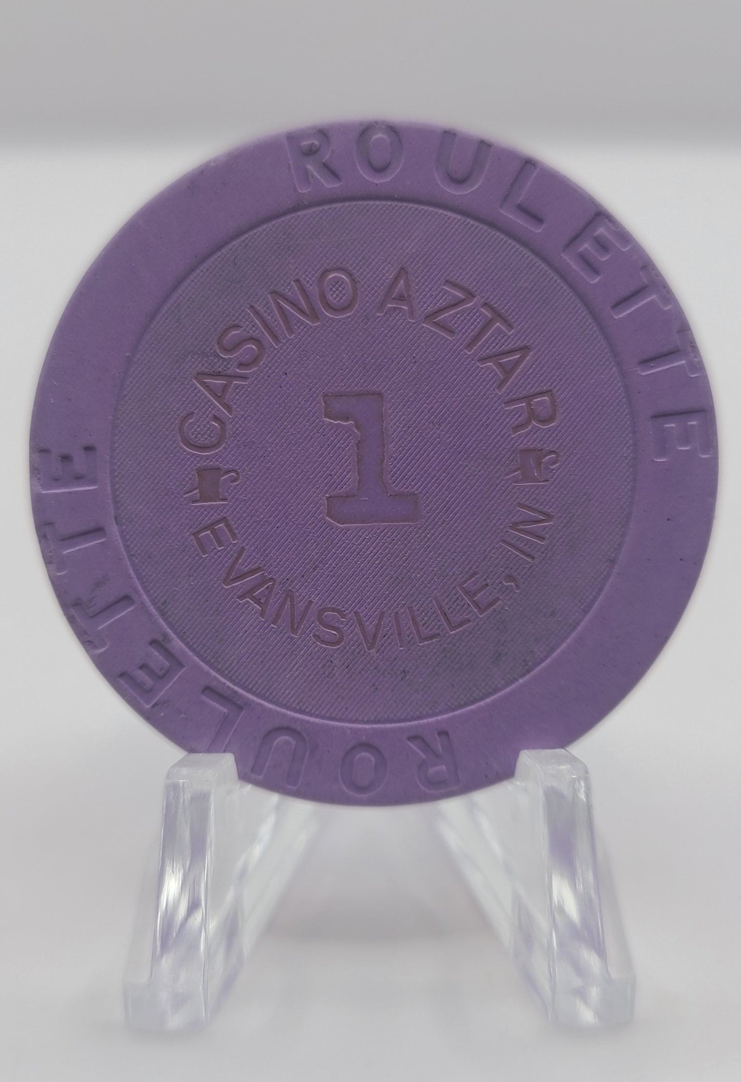 Casino Aztar Evansville IN Miscellaneous Roulette Chips. 24 Chip Bundle