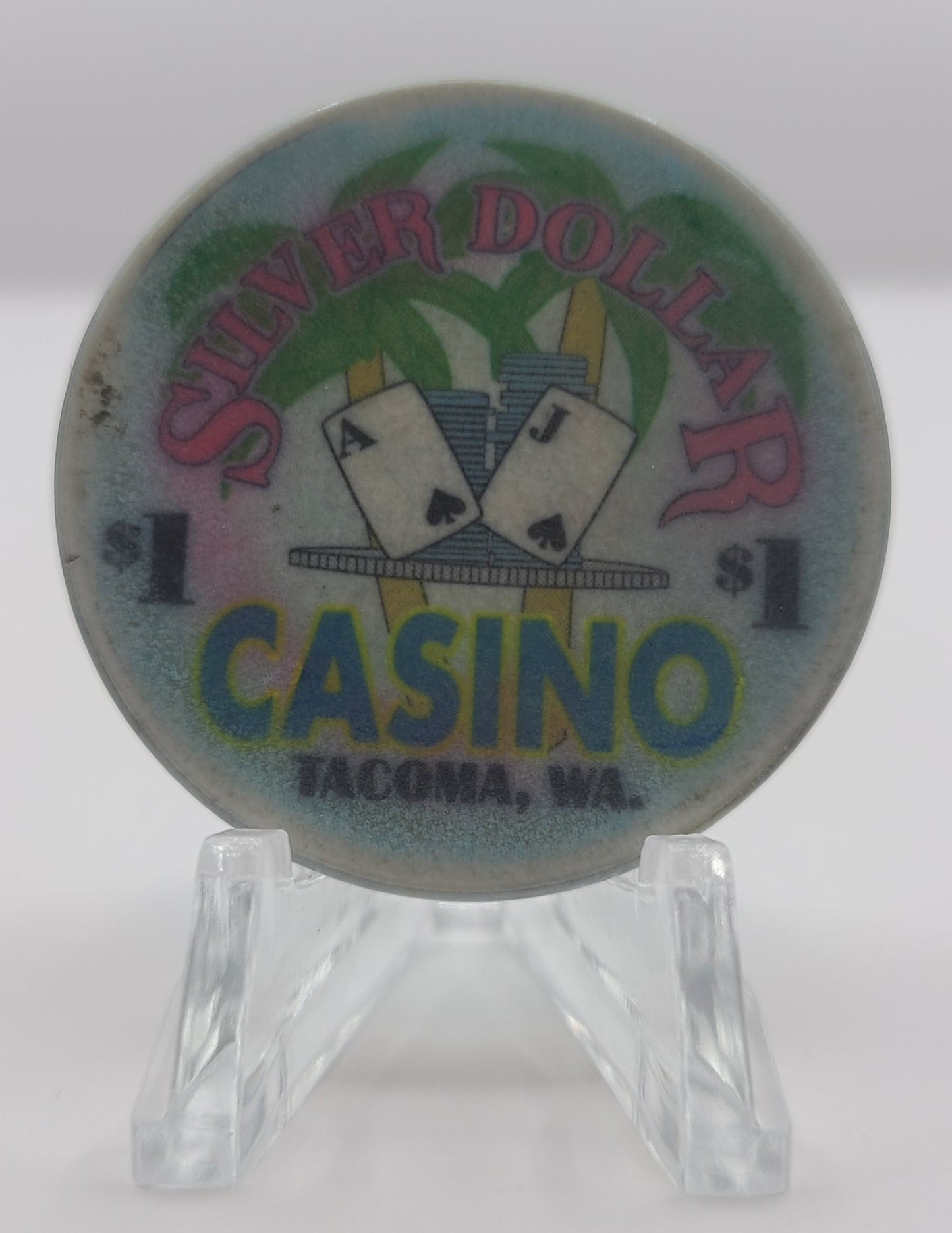 Silver Dollar Casino Tacoma Washington $1 Chip