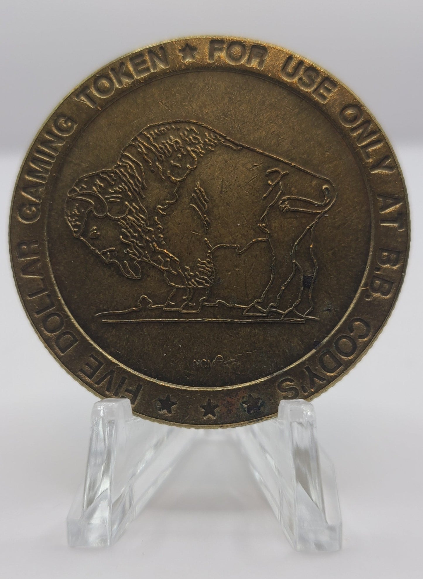 B B Cody’s Deadwood SD $5 Gaming Token