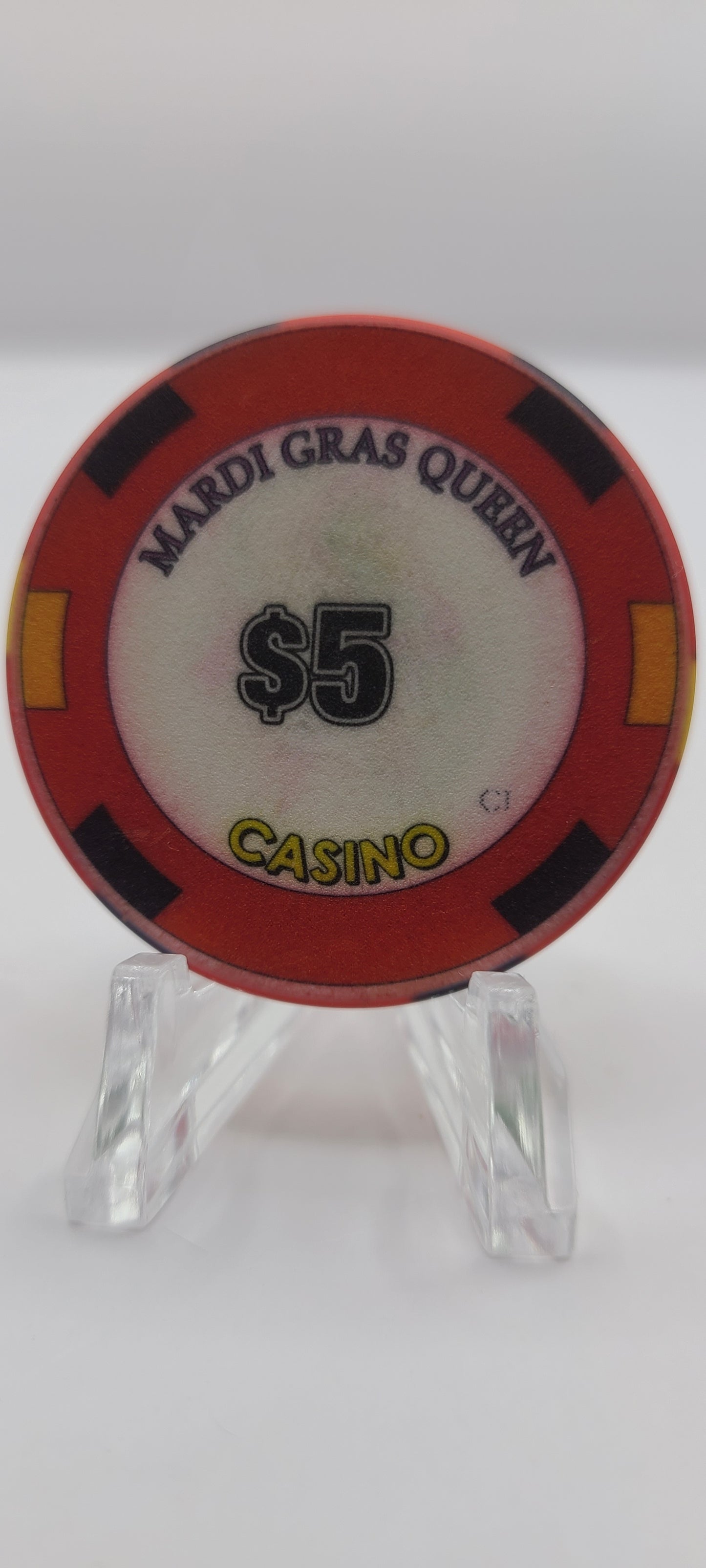 Mardi Gras Queen "Day Cruise" Casino Tarpon Springs FL $5 Chip