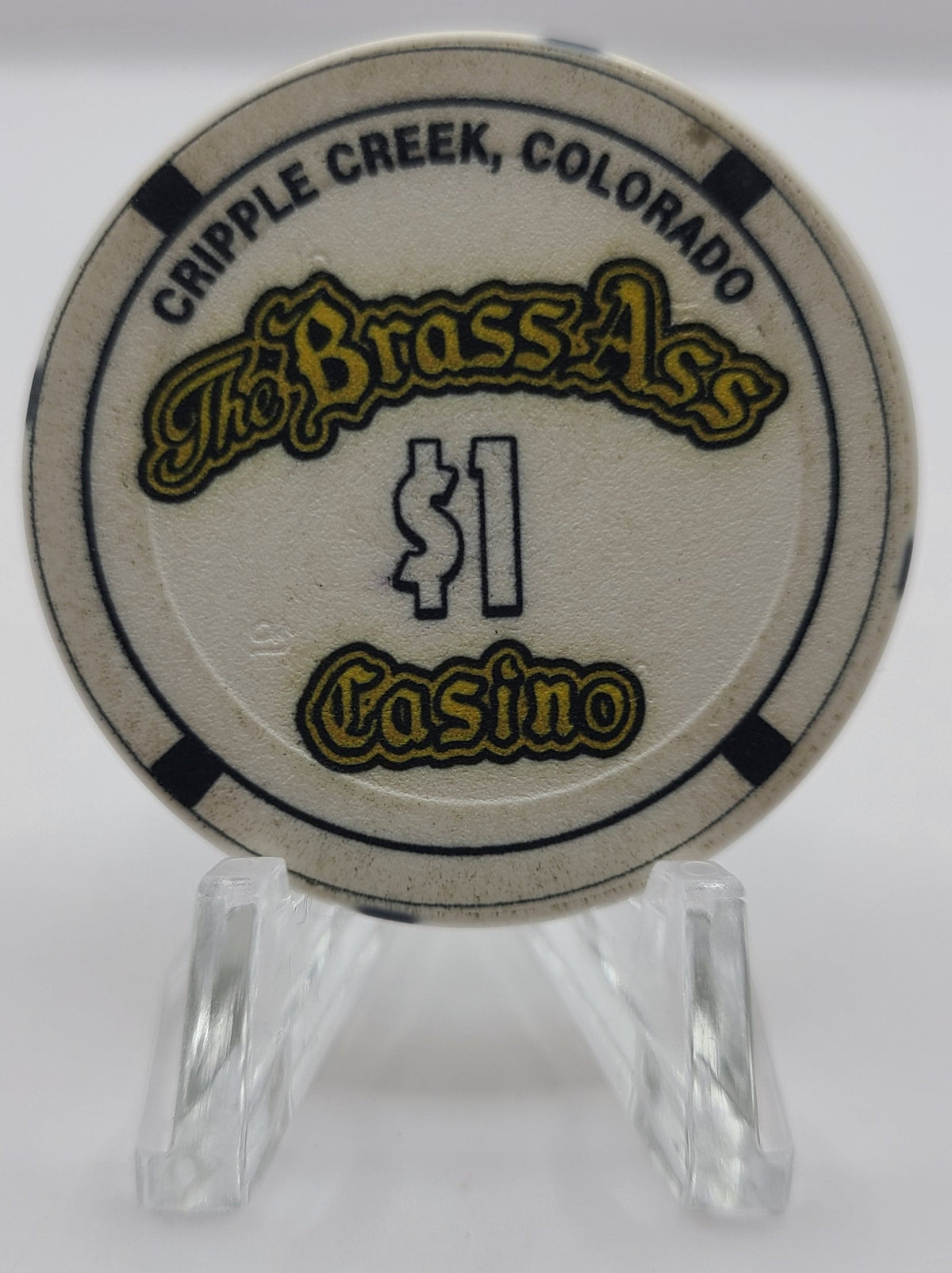 The Brass Ass Casino Cripple Creek CO $1 Chip