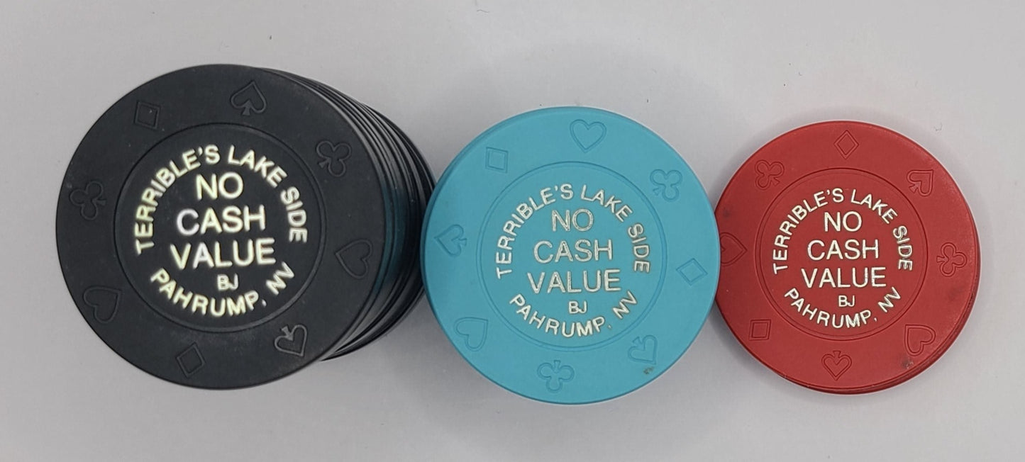 Terribles Lakeside Casino Pahrump Nevada 2005 NCV "24" E4907 Chip Bundle