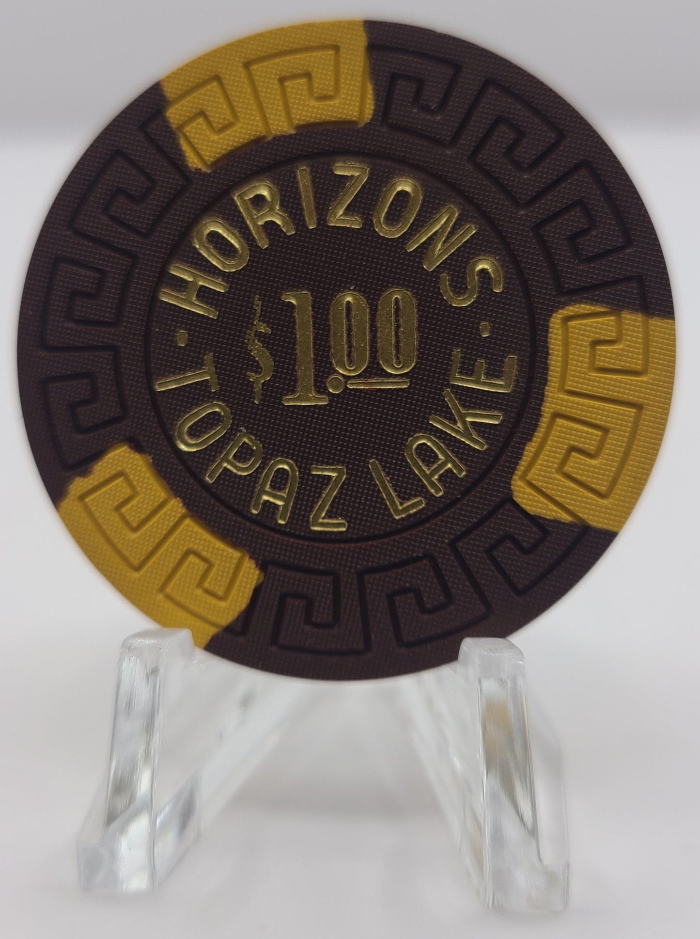 Horizons Casino Topaz Lake Nevada 1976 $1 Chip N5695