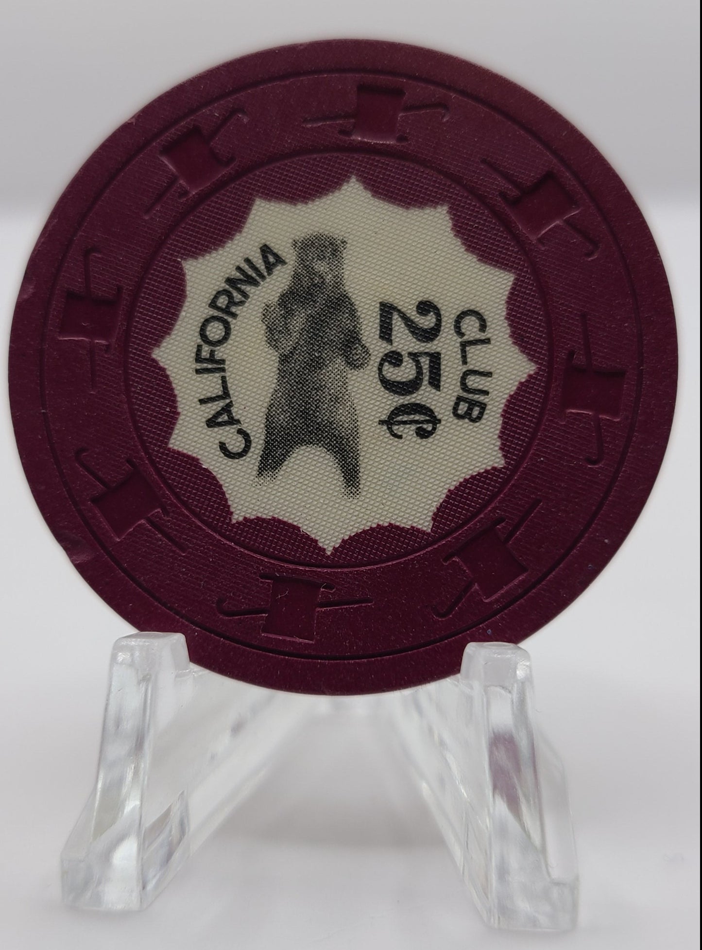California Club Casino Las Vegas Nevada 1962 $.25 Chip N1411