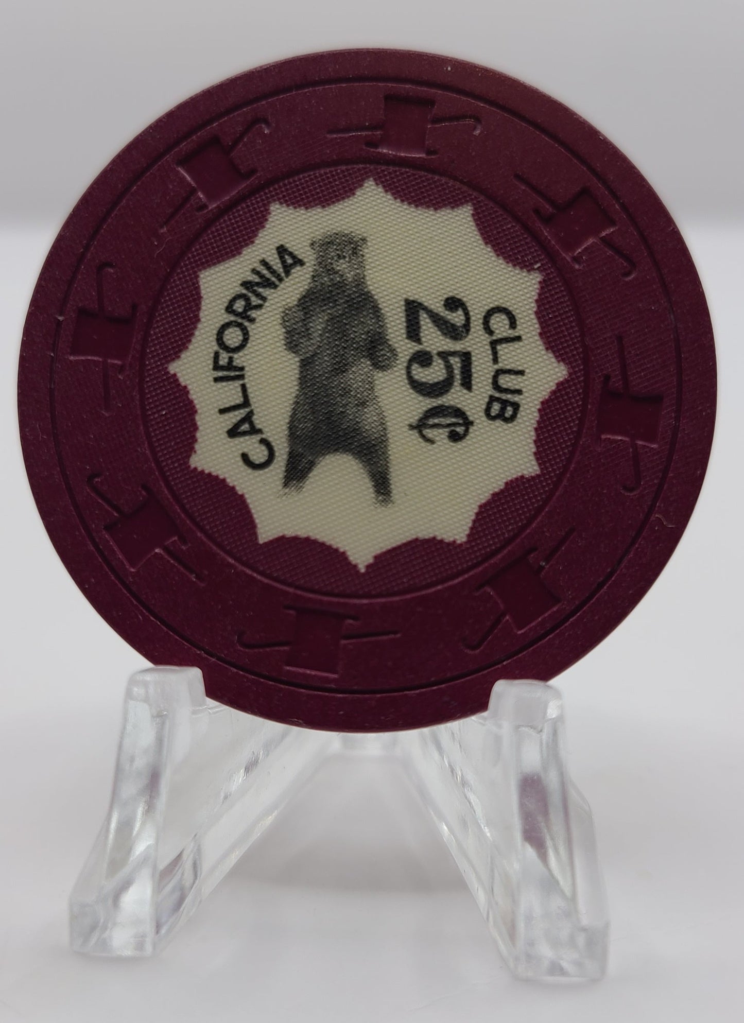 California Club Casino Las Vegas Nevada 1962 $.25 Chip N1411