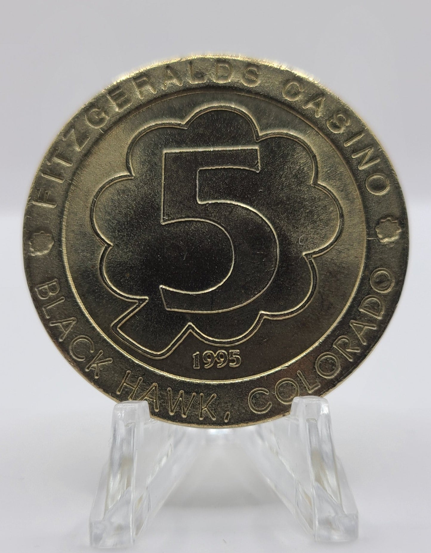 Fitzgerald’s Casino Black Hawk CO 1995 $5 Gaming Token