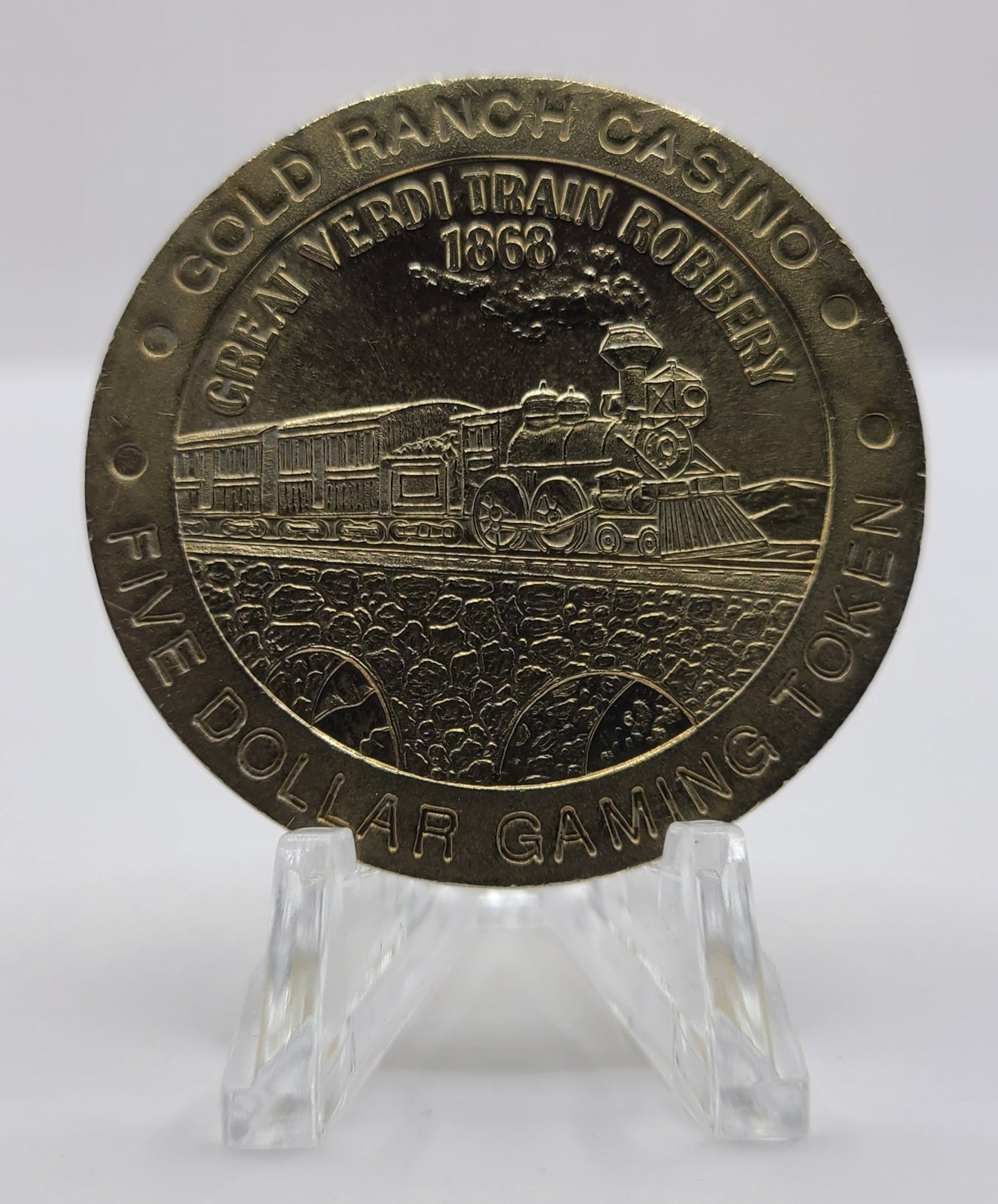 Gold Ranch Casino Verdi NV 1997 $5 Gaming Token