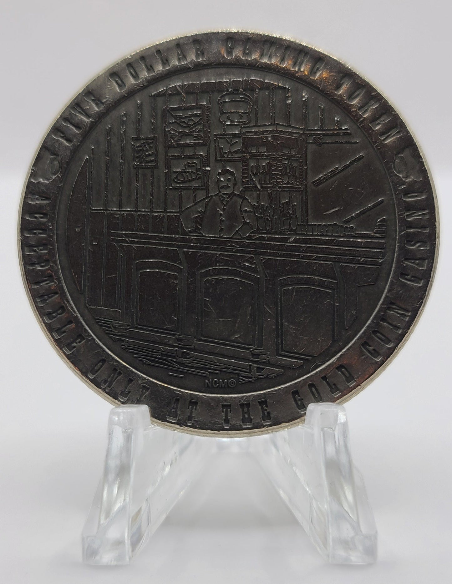Gold Coin Casino Central City CO 1992 $5 Gaming Token