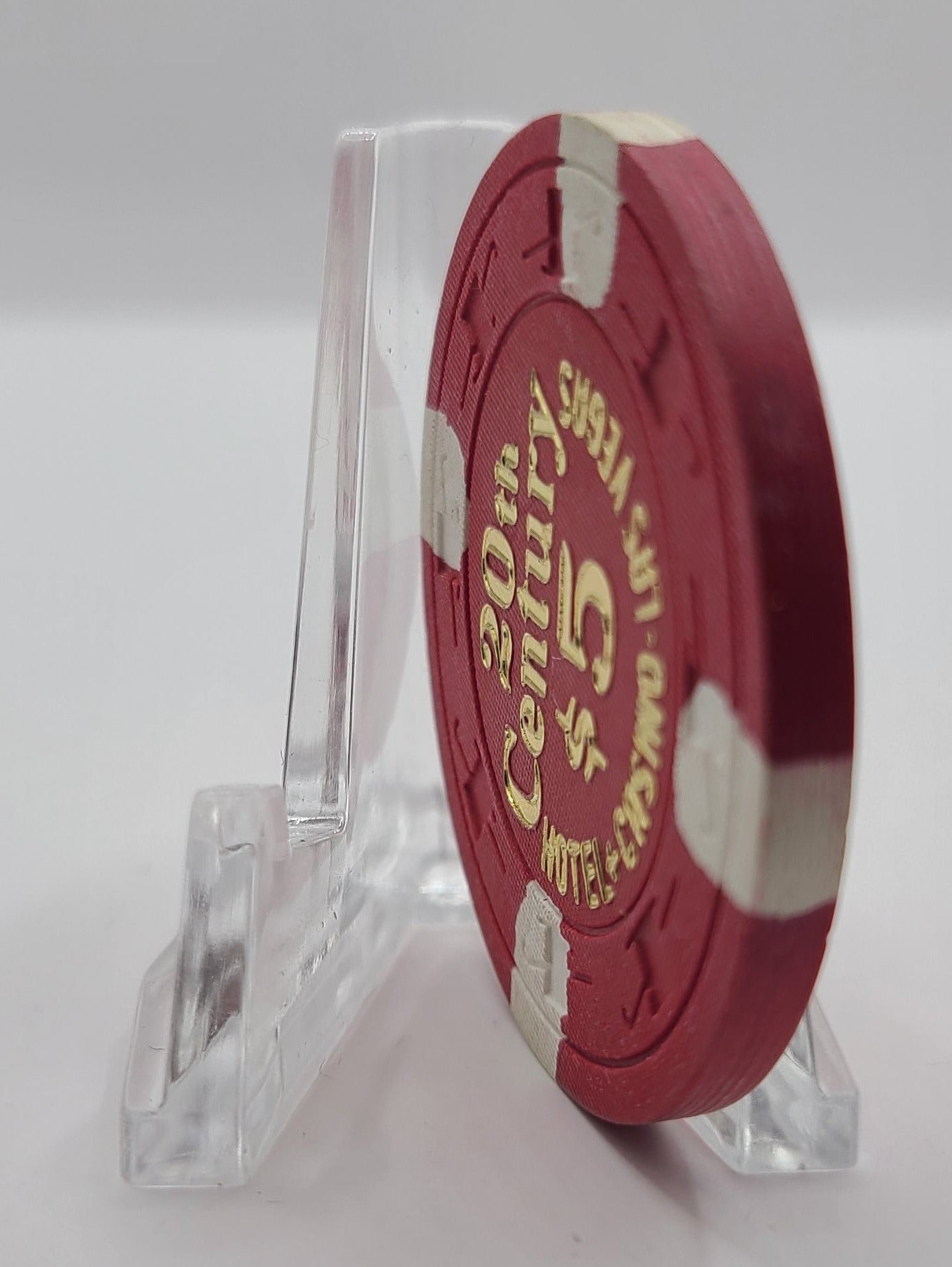 20th Century Casino Las Vegas Nevada 1977 $5 Chip N1313