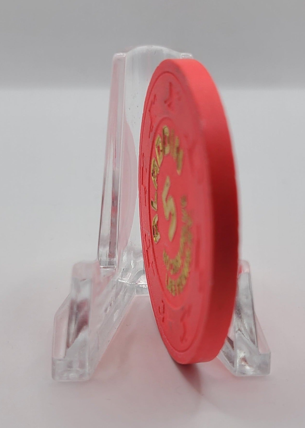 Aladdin Casino Las Vegas Nevada 1970's NCV 5 Chip V6880 "Fuchsia"