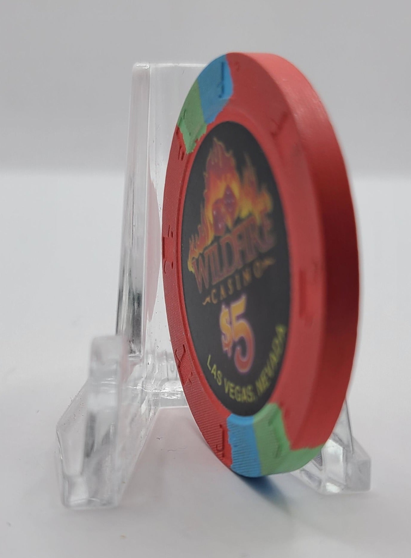 Wildfire Rancho Casino Las Vegas Nevada 2002 $5 Chip V9962