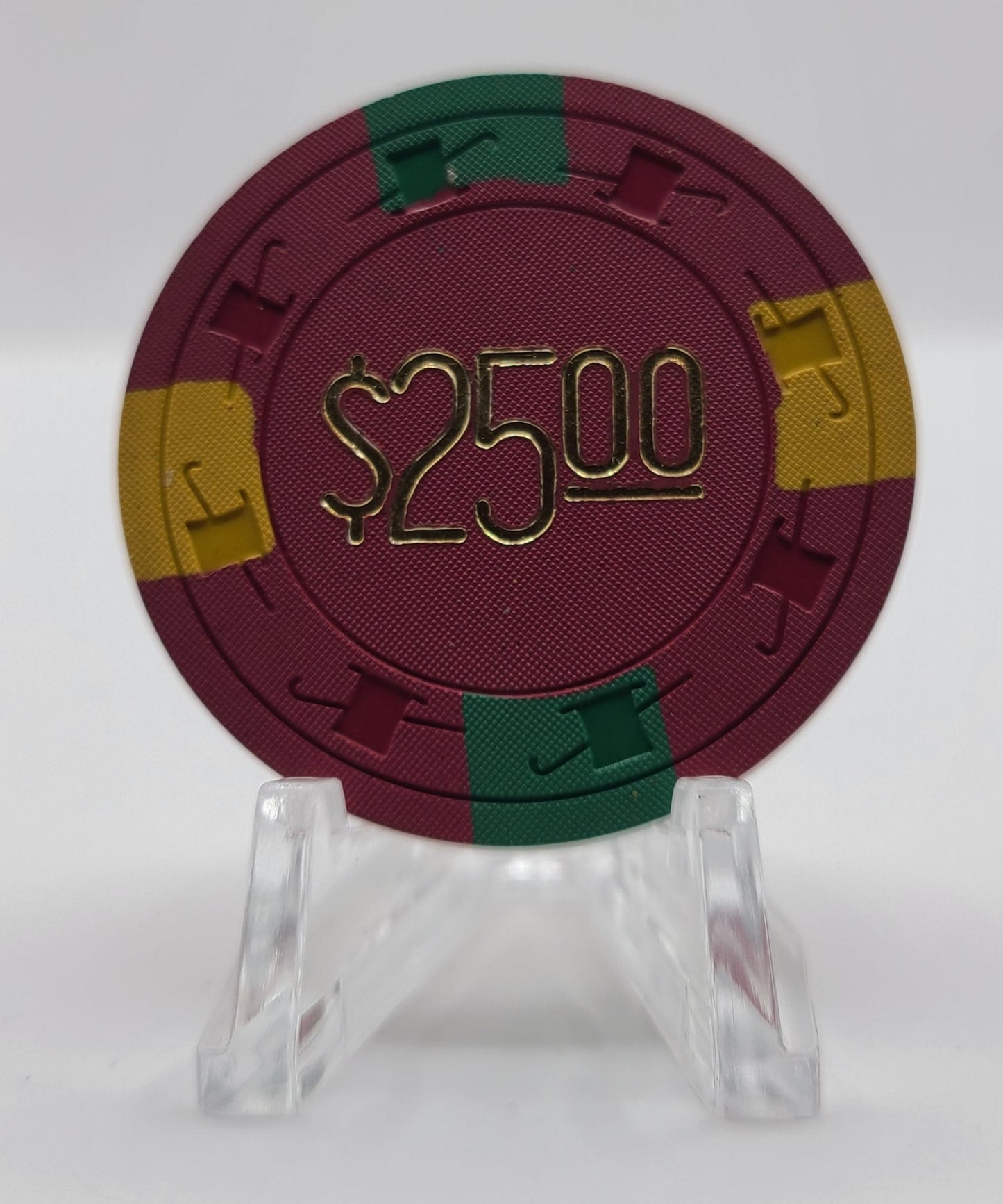 Stardust "Ray & Ruth's" Casino Jackpot Nevada 1961 $25 Chip "UNCIRCULATED"