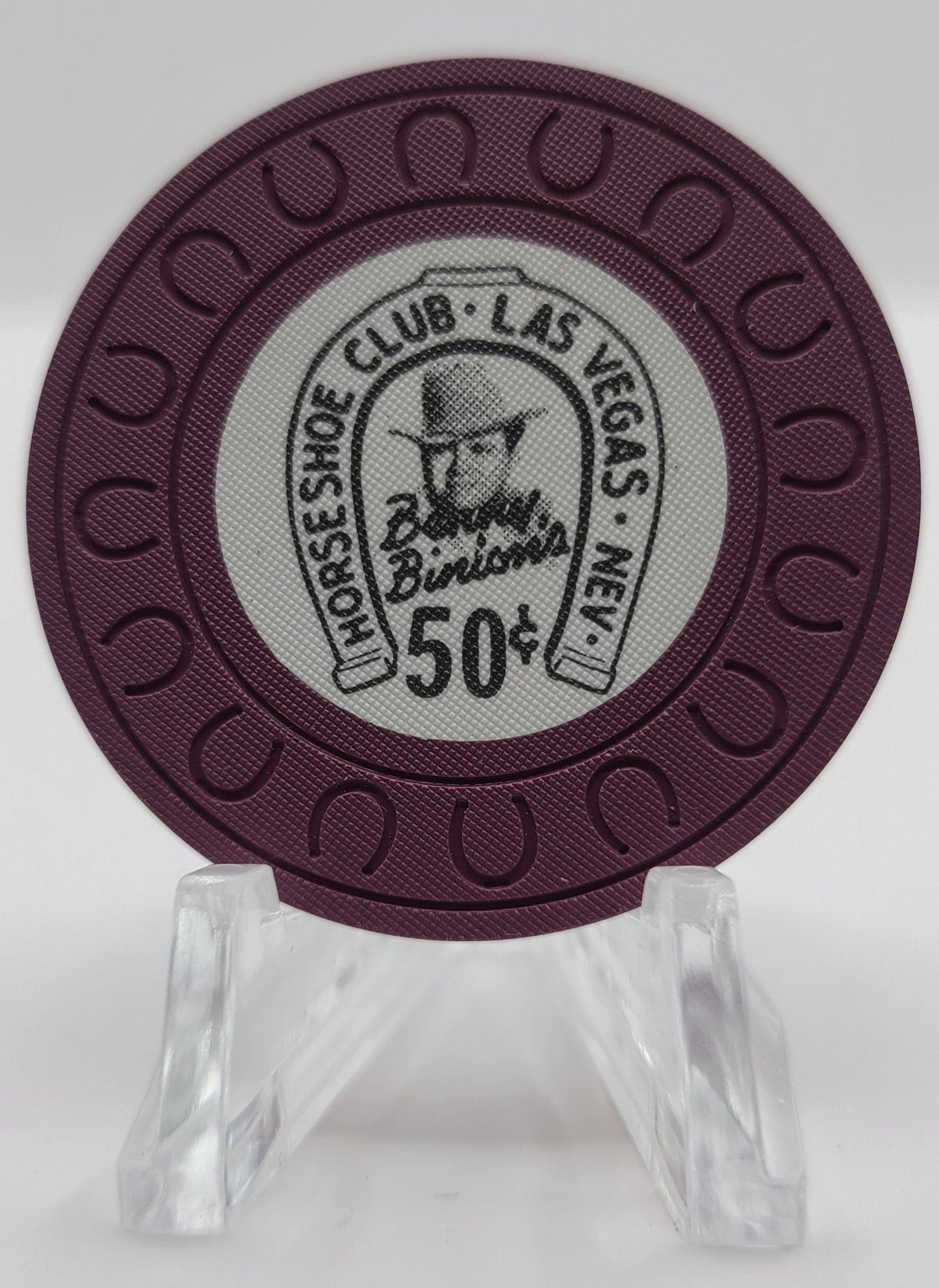 Horseshoe Club Binion's Las Vegas Nevada 1960's $.50 Chip N1776