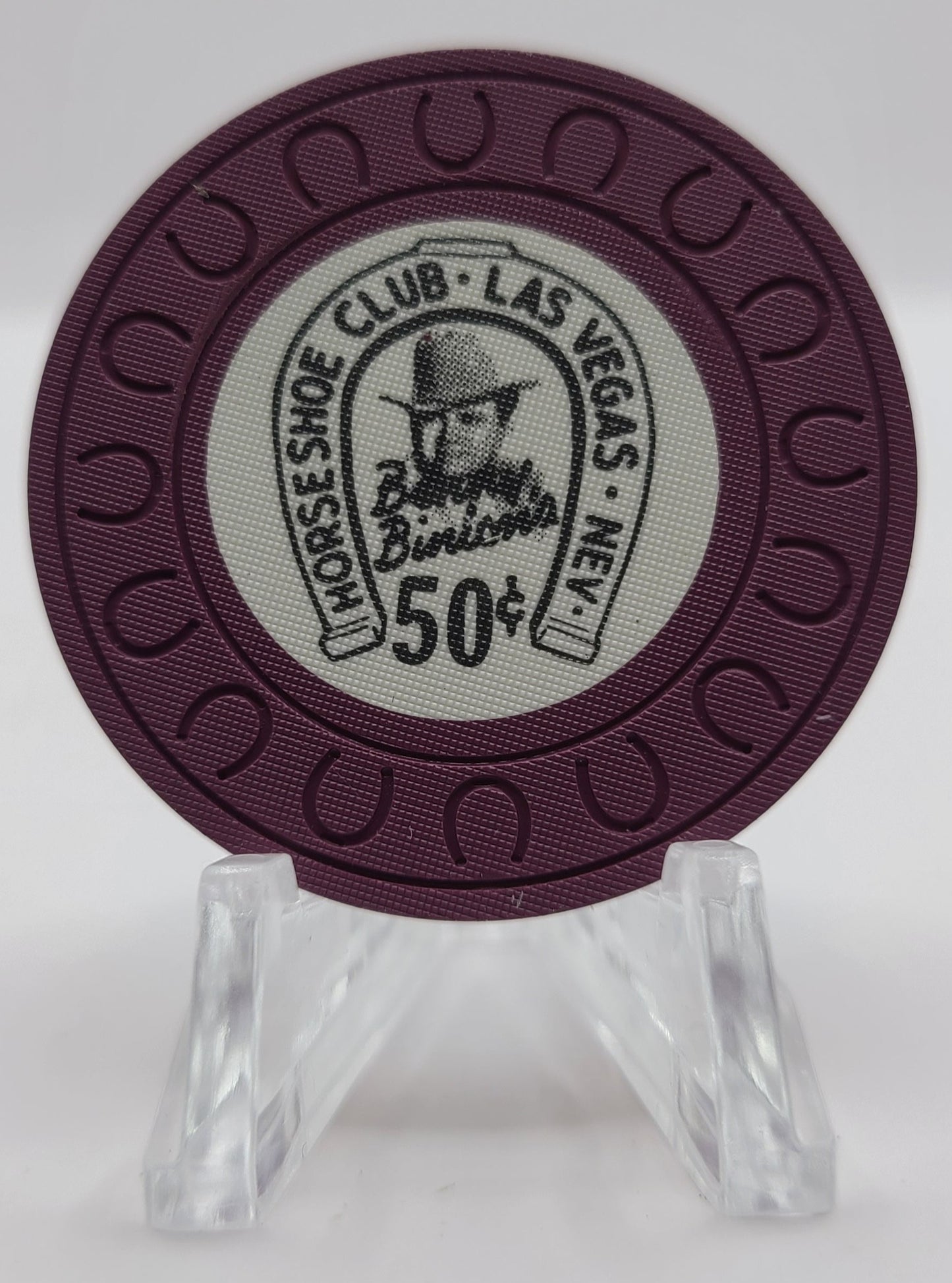 Horseshoe Club Binion's Las Vegas Nevada 1960's $.50 Chip N1776