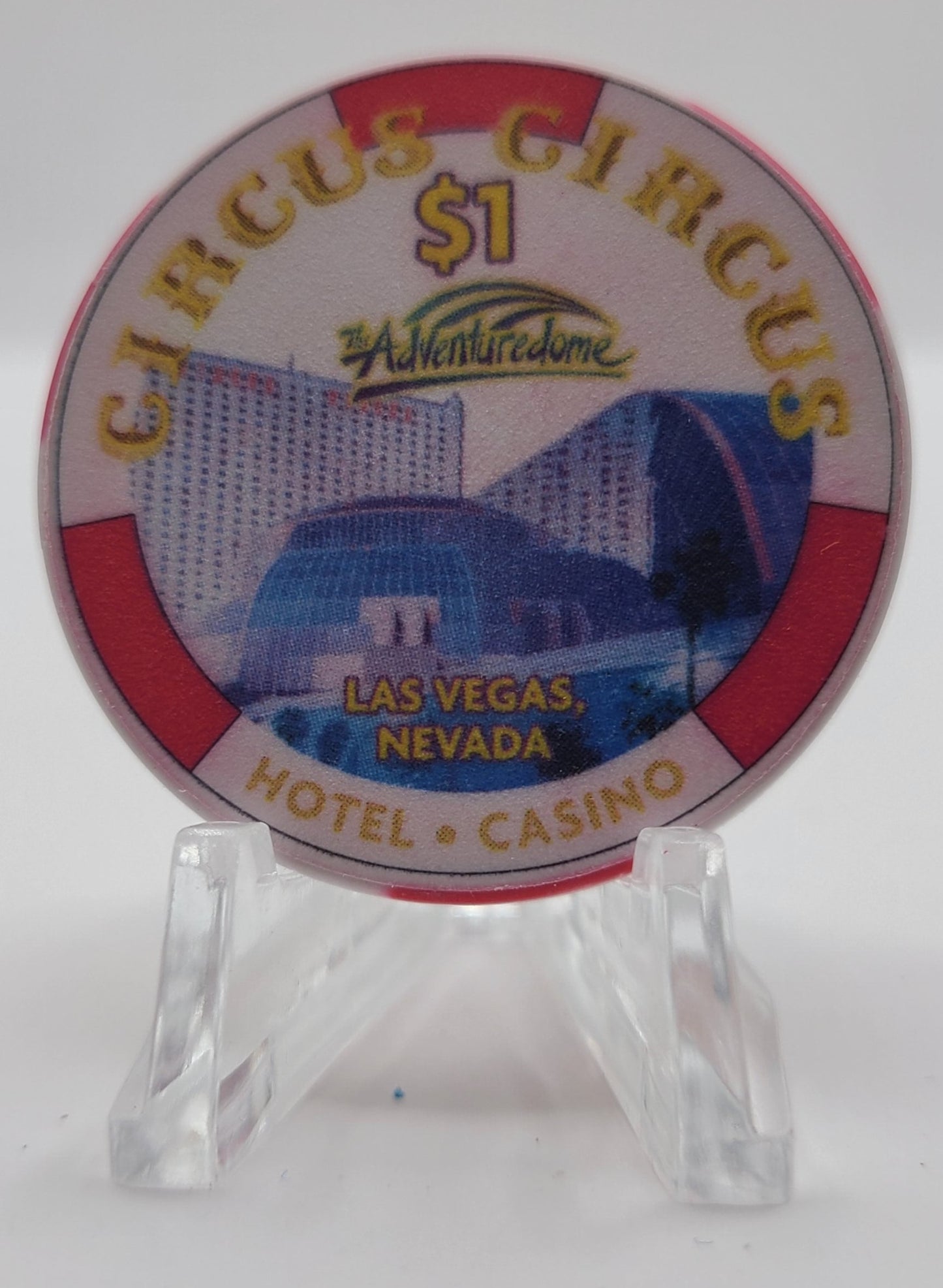 Circus Circus Casino Las Vegas Nevada 1999 $1 Cqsino Chip V3866