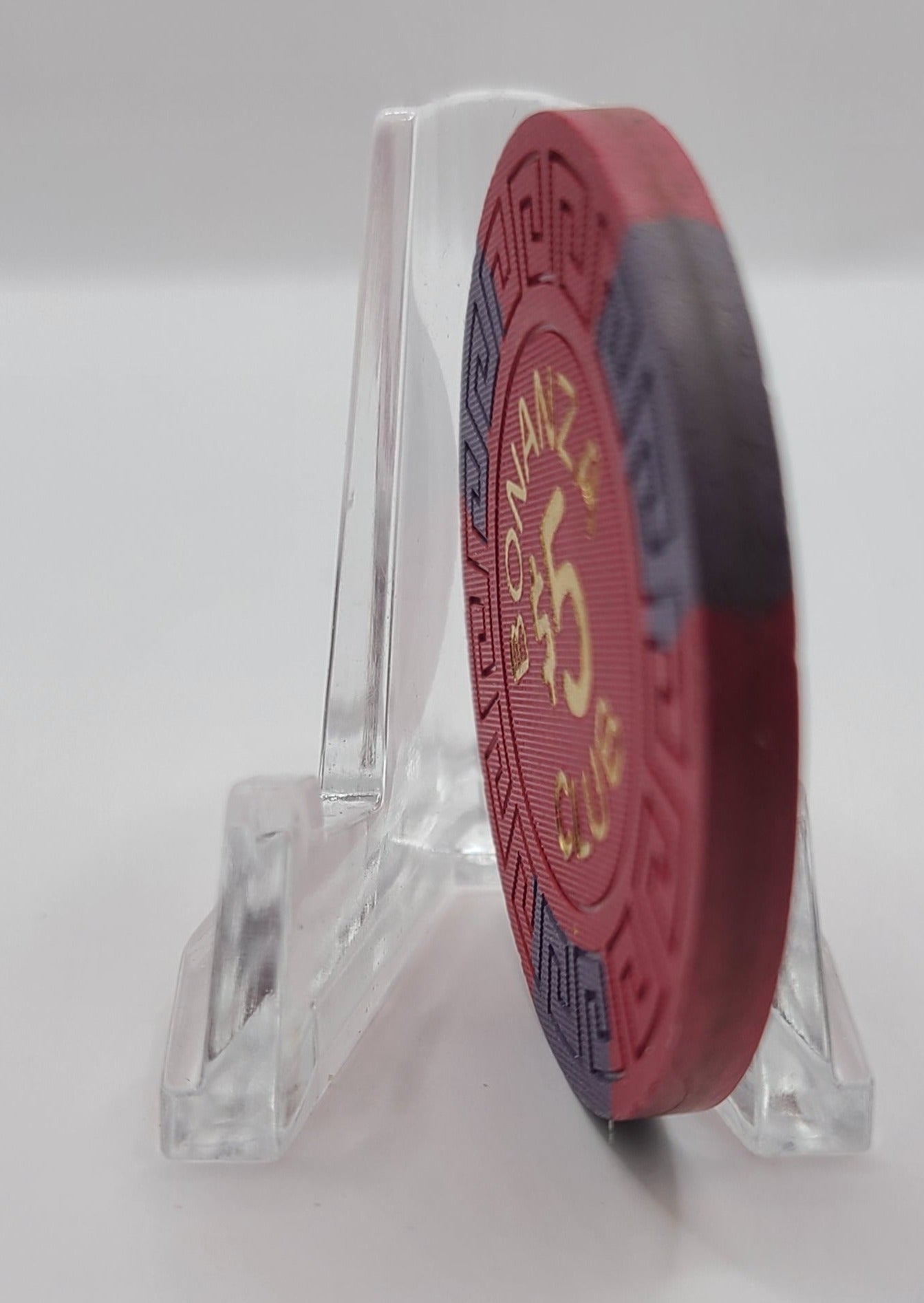 Bonanza Club Stateline Nevada 1966 $5 Chip N5686