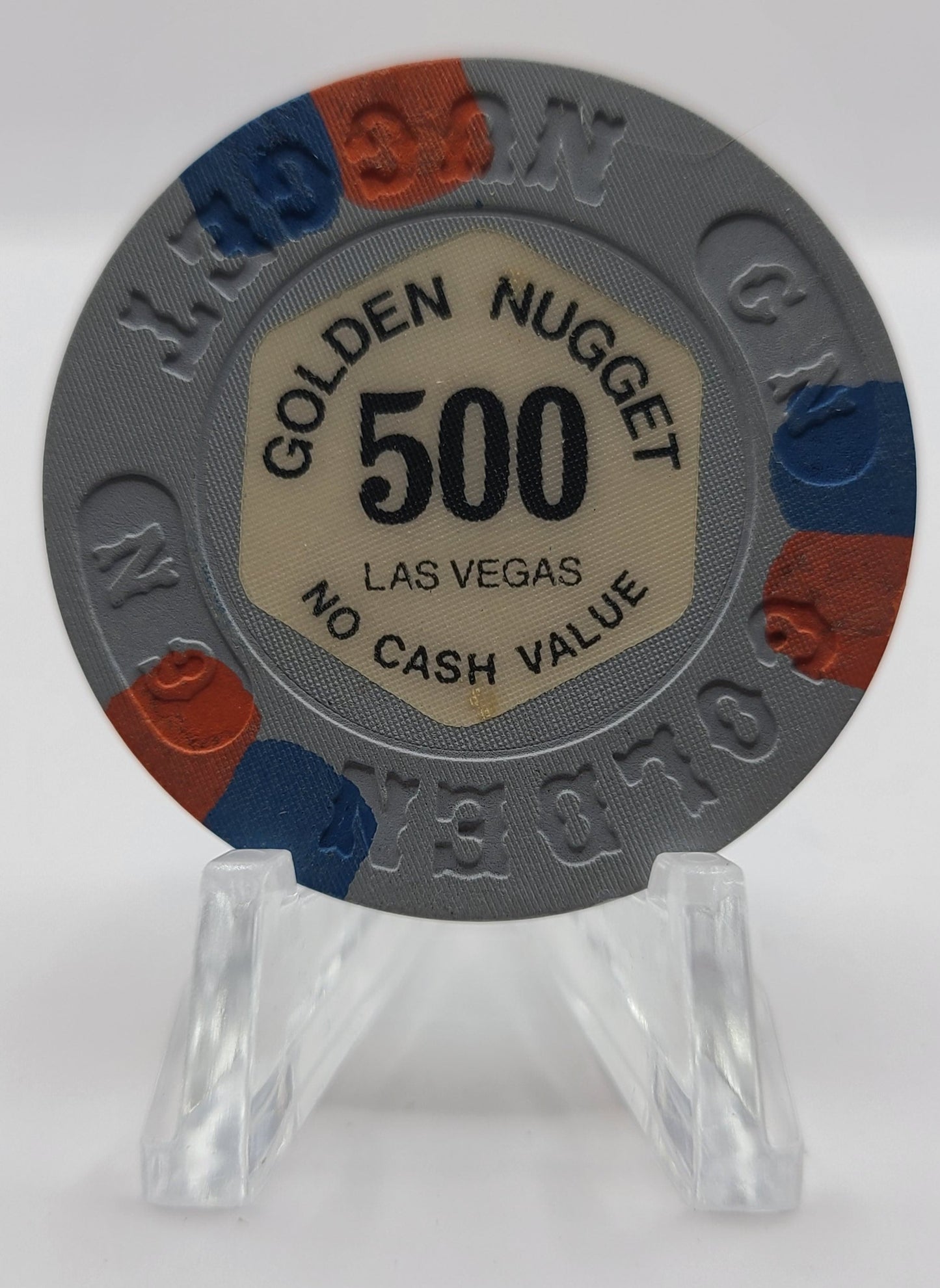 Golden Nugget Casino Las Vegas Nevada 1998 NCV 500 Chip V2639