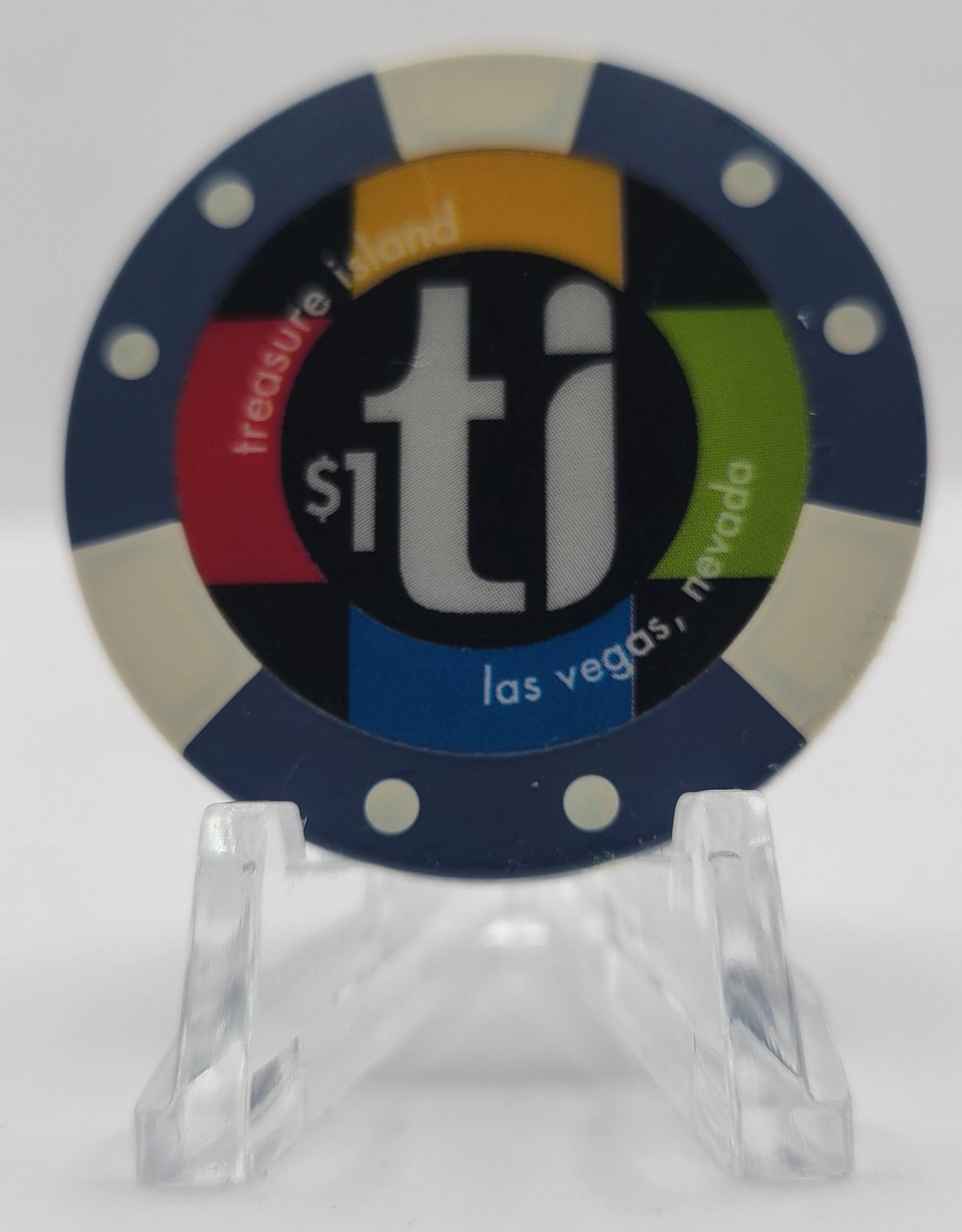 Treasure Island Casino Las Vegas Nevada 2006 $1 Casino Chip E5743