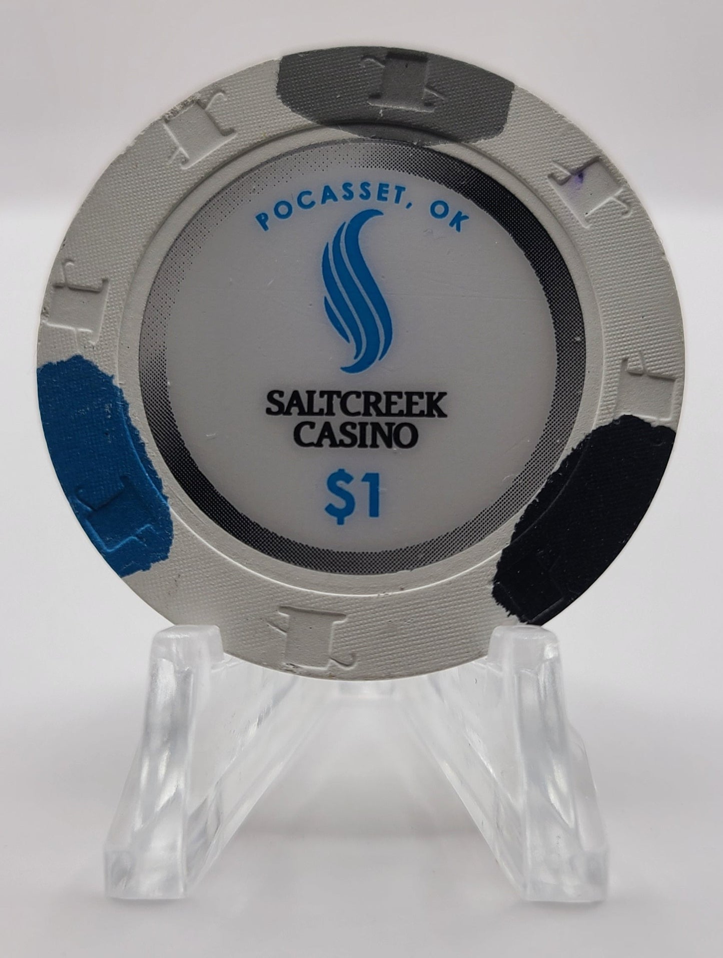 Saltcreek Casino Pocasset Oklahoma 2012 $1 Chip