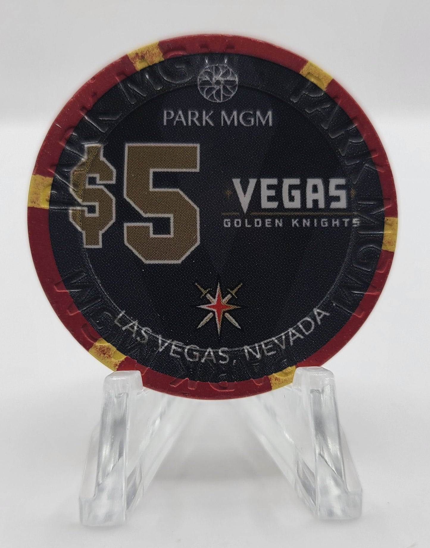 Park MGM Hotel Casino Las Vegas Nevada "Vegas Knights" $5 Chip