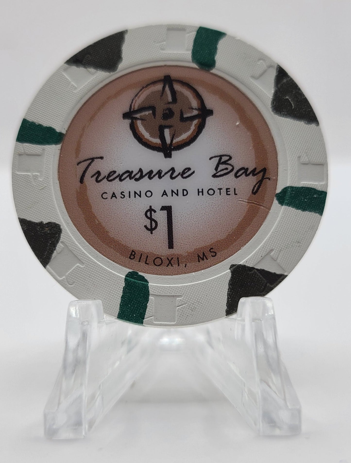 Treasure Bay Casino & Hotel Biloxi Mississippi 2006 $1 Chip