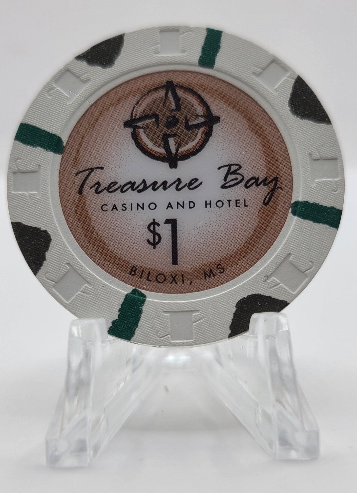Treasure Bay Casino & Hotel Biloxi Mississippi 2006 $1 Chip