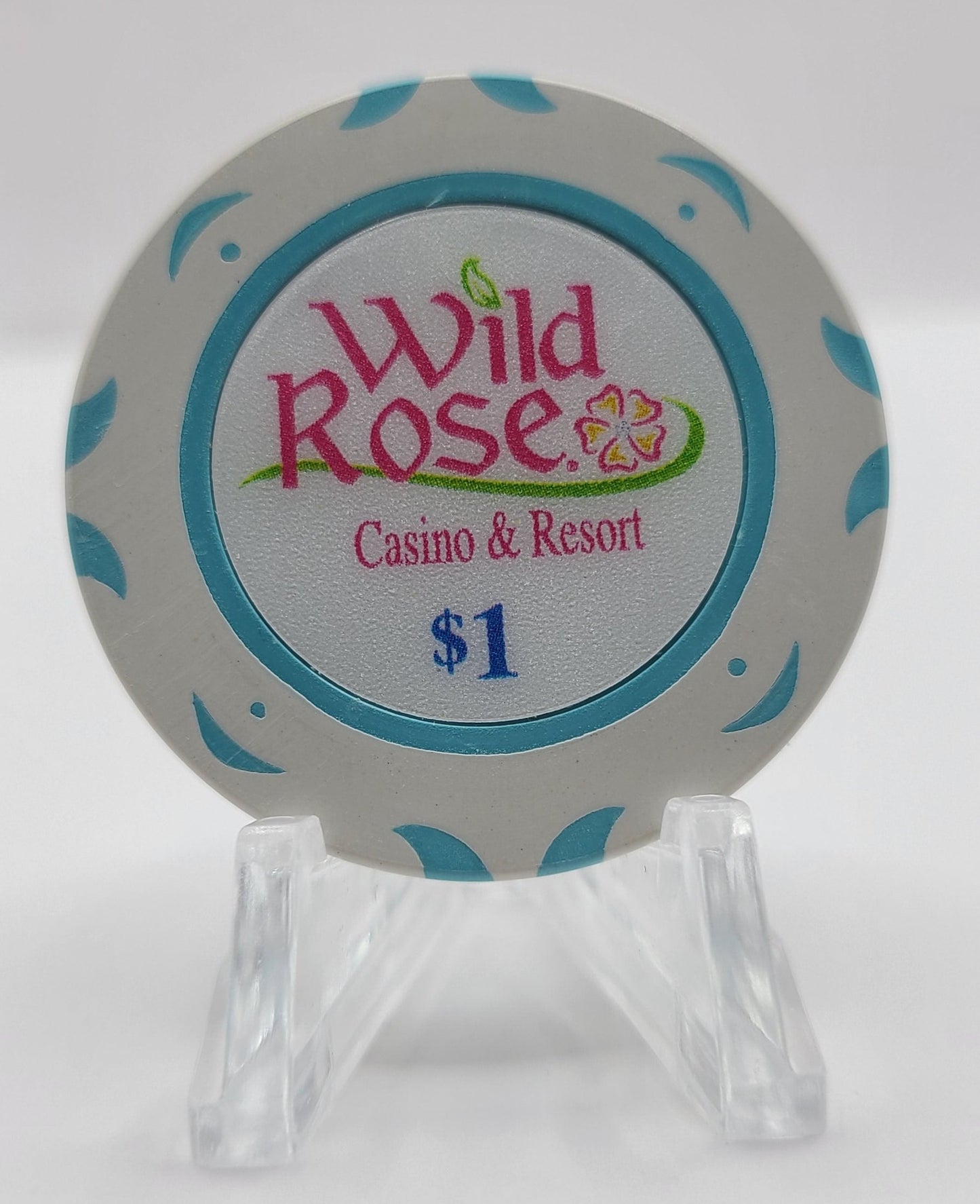 Wild Rose Casino Emmetsburg Iowa 2006 $1 Chip