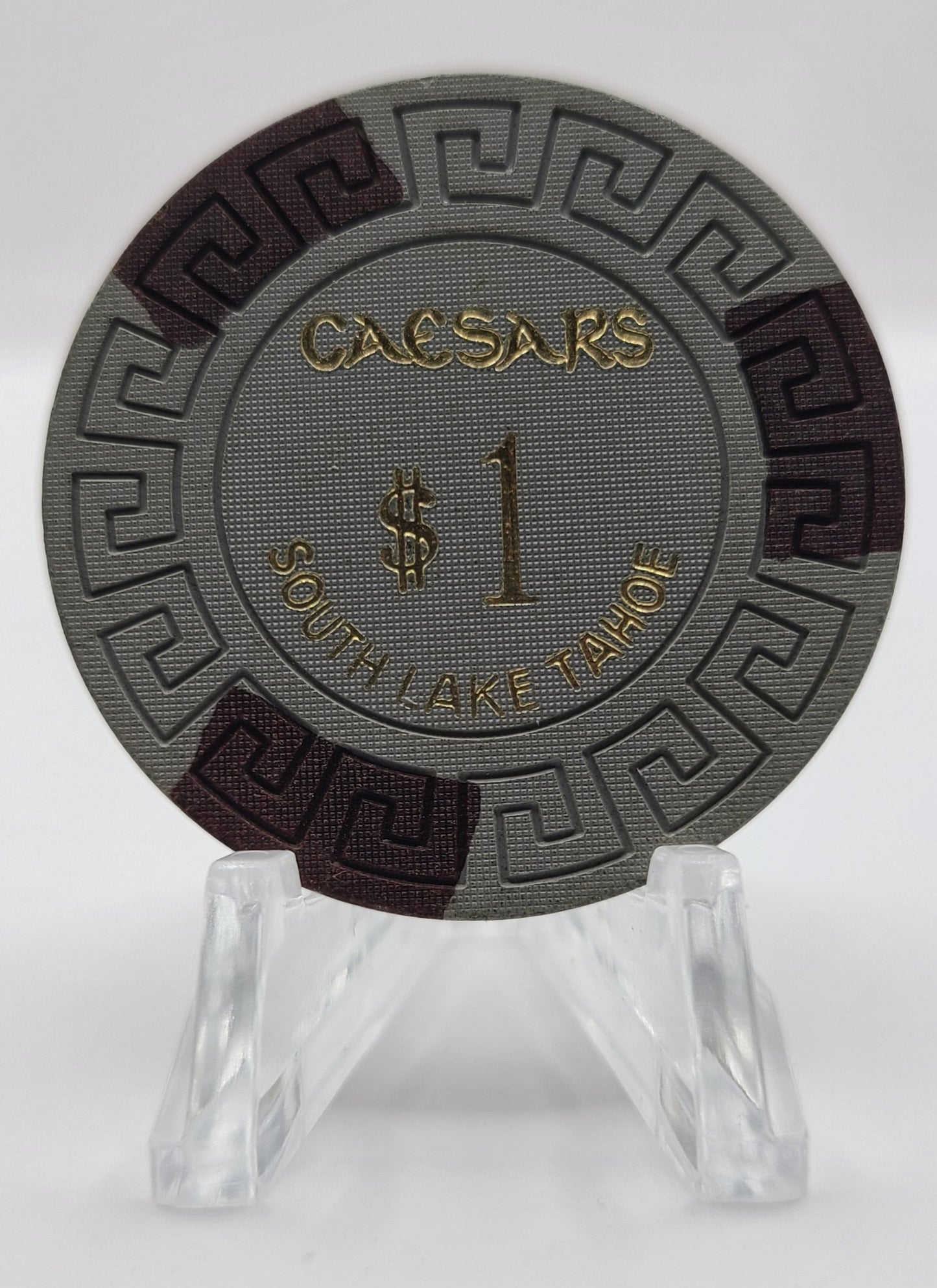Caesars Inn Lake Tahoe Nevada 1969 $1 Casino Chip N4975