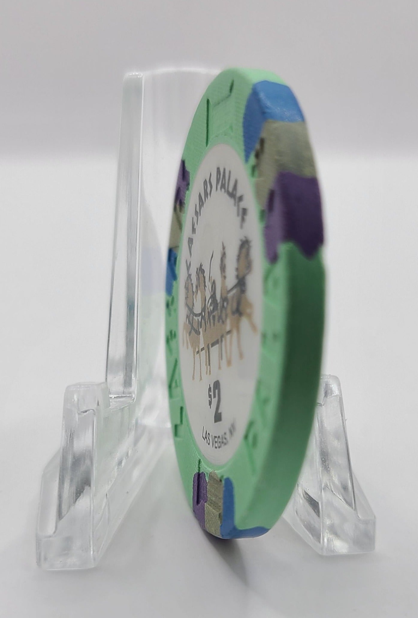 Caesars Palace Hotel Casino Las Vegas Nevada 2005 $2 Casino Chip E4959