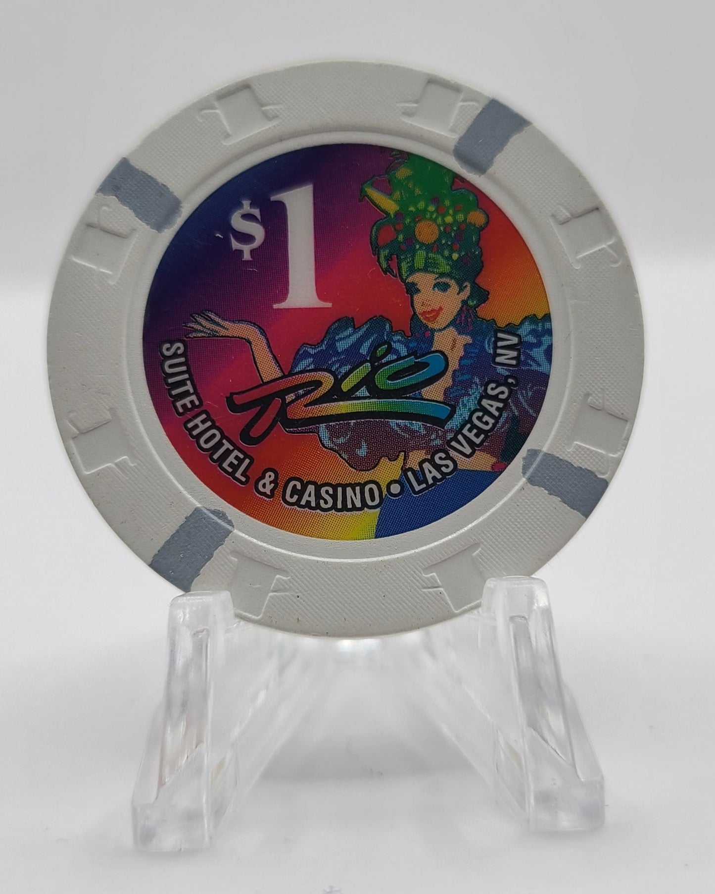 Rio Hotel Casino Las Vegas Nevada 1997 $1 Chip N9009