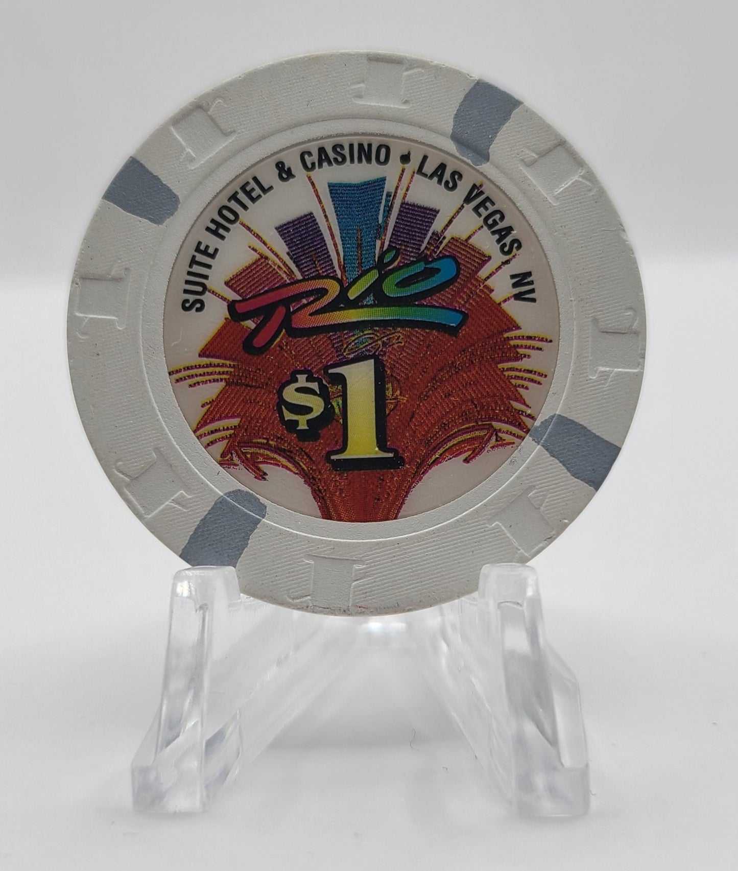 Rio Hotel Casino Las Vegas Nevada 1997 $1 Chip N9009