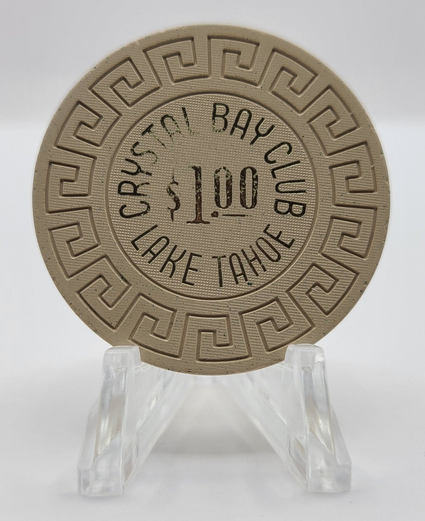Crystal Bay Club Crystal Bay Nevada 1970's $1 Casino Chip N5049