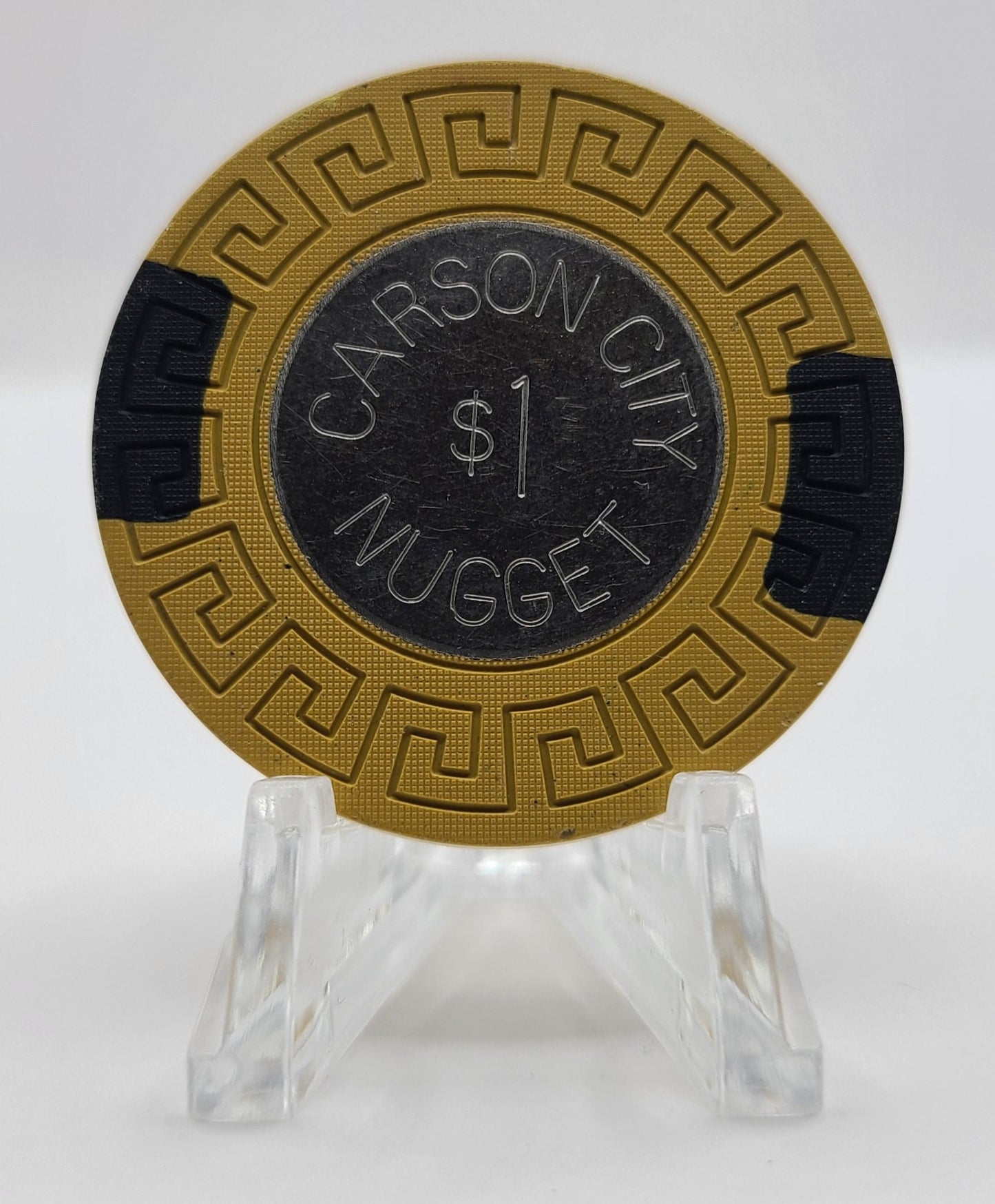 Nugget (Carson City ) Carson City Nevada 1979 $1 Coin Inlay Chip N4996