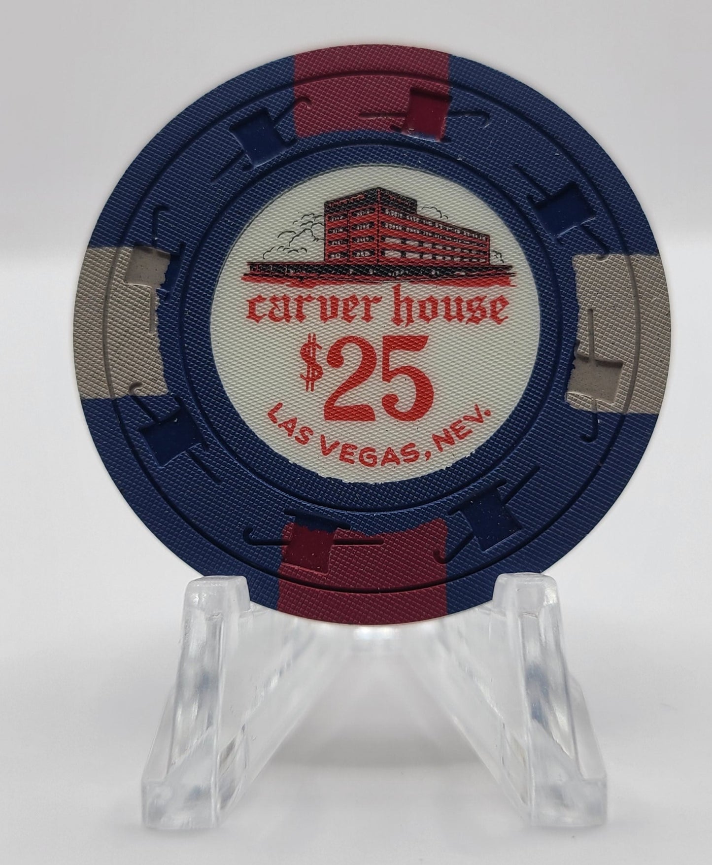 Carver House Las Vegas Nevada 1961 $25 Chip N7449