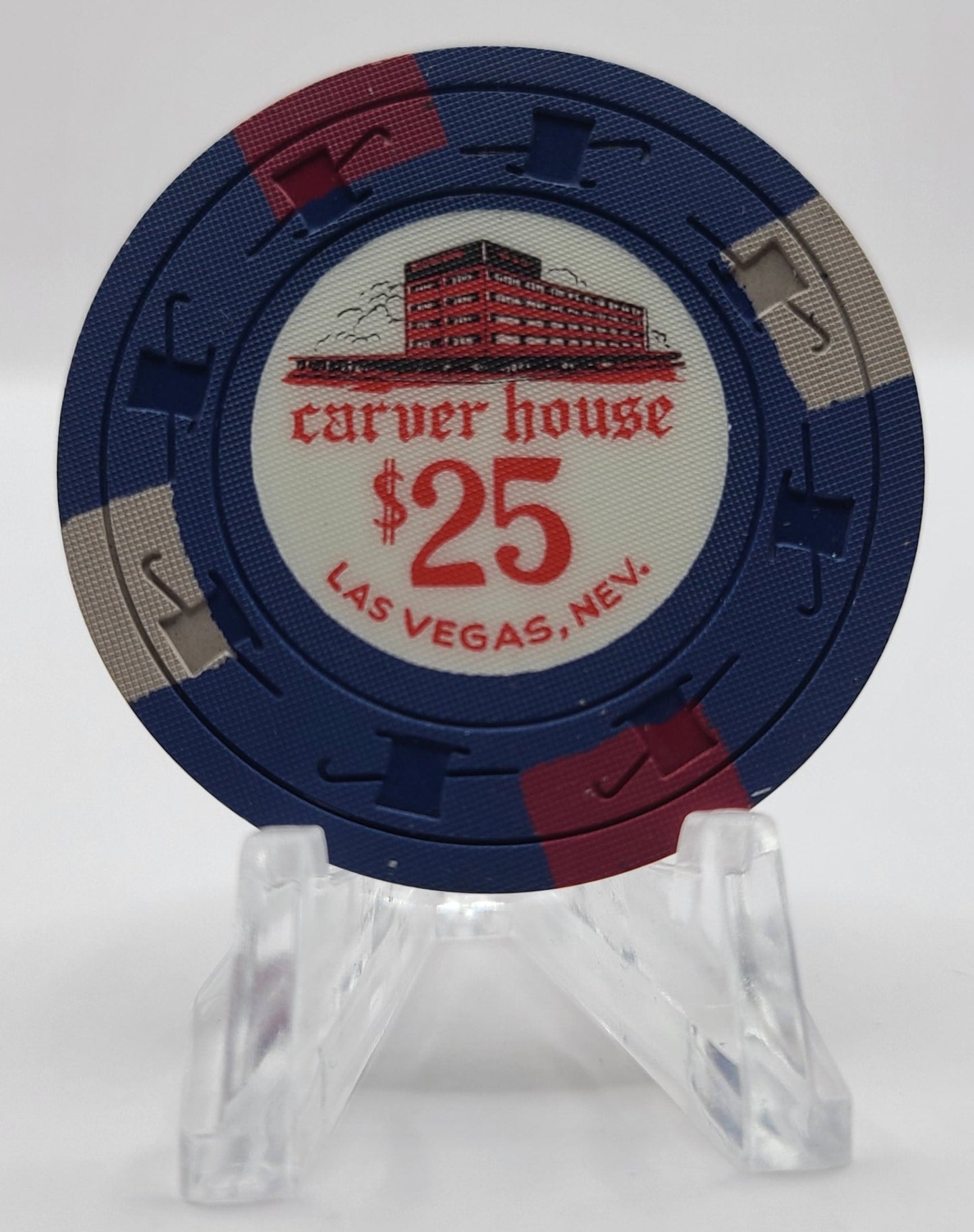 Carver House Las Vegas Nevada 1961 $25 Chip N7449