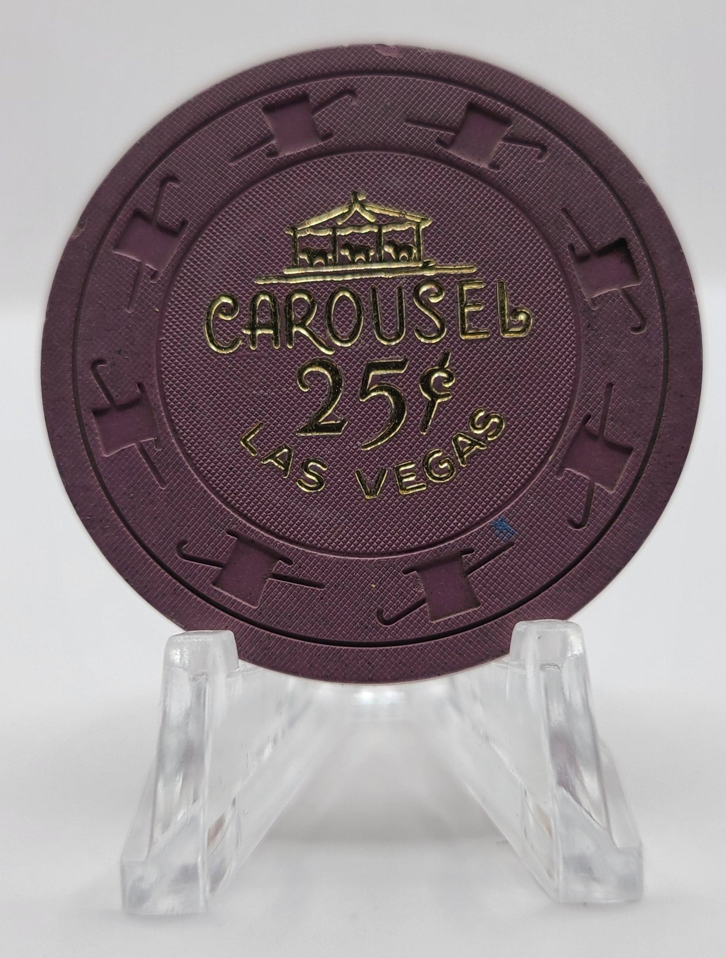 Carousel Casino Las Vegas Nevada 1965 $.25 Chip N3938