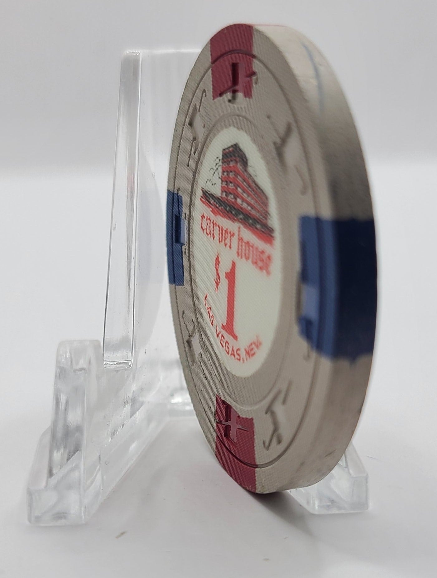 Carver House Las Vegas Nevada 1961 $1 Chip N1429