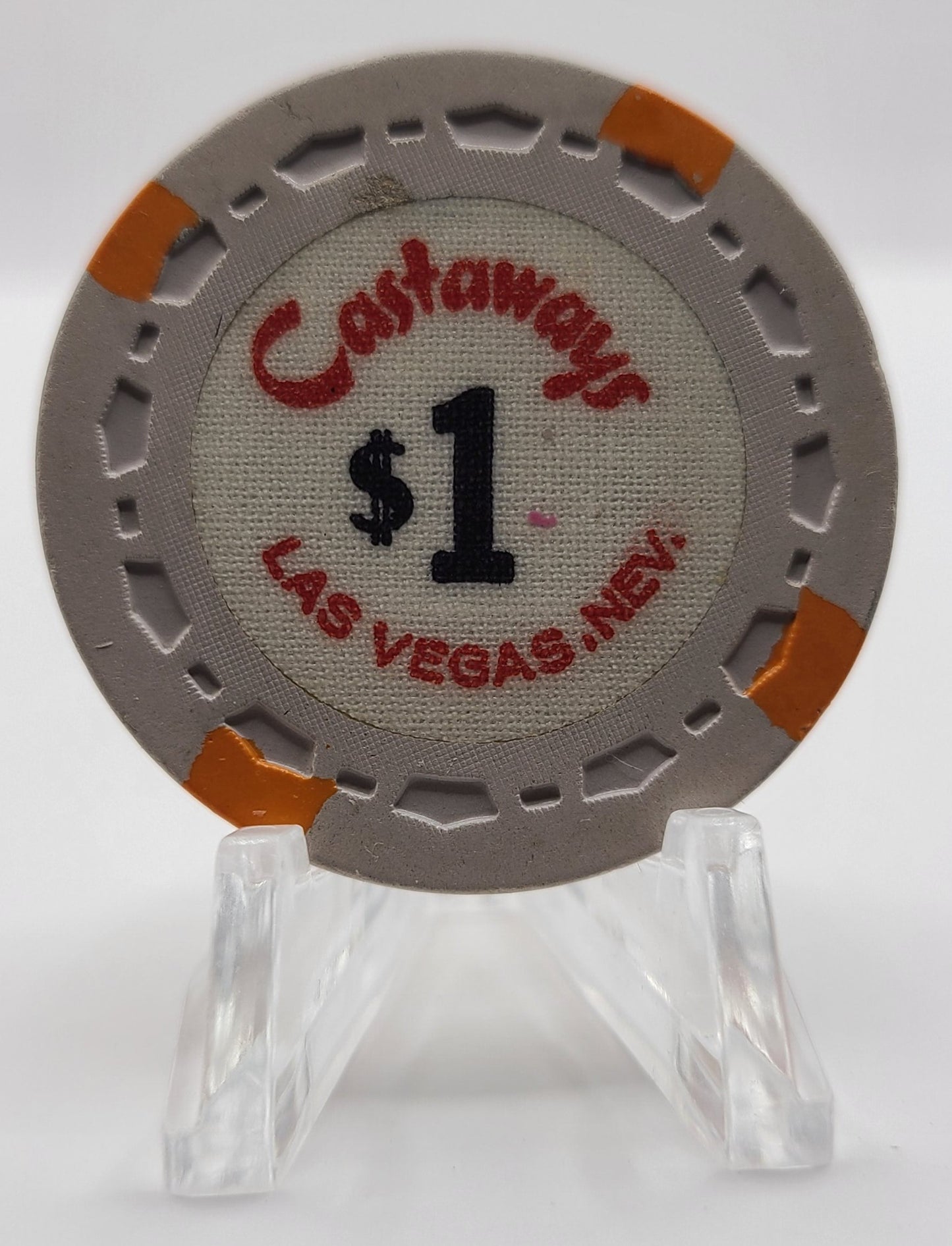 Castaways Casino Las Vegas Nevada 1964 $1 Chip N1446