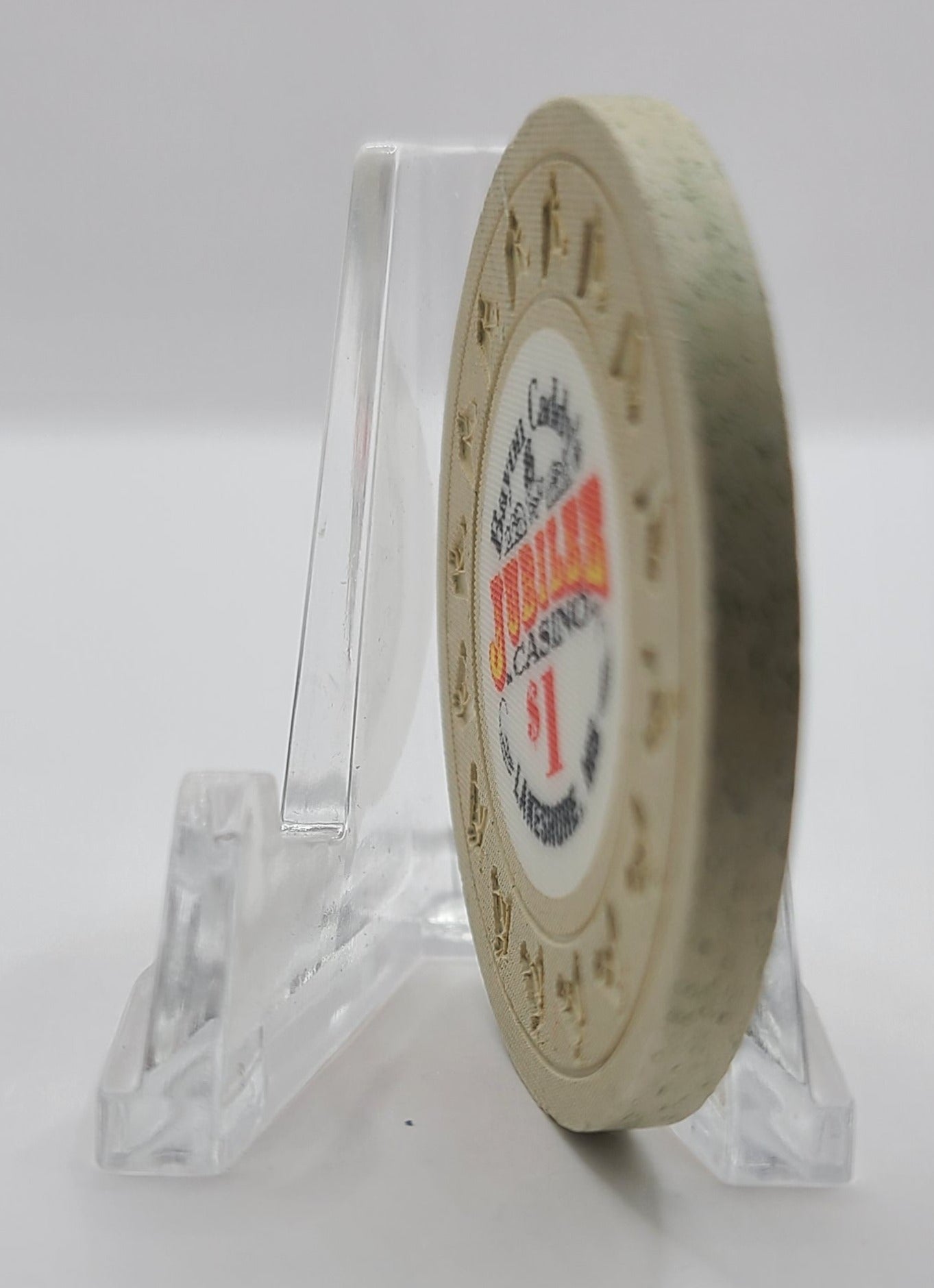 Jubilee Riverboat Casino "Bayou Caddy's" Lakeshore/Greenville Mississippi $1 Chip