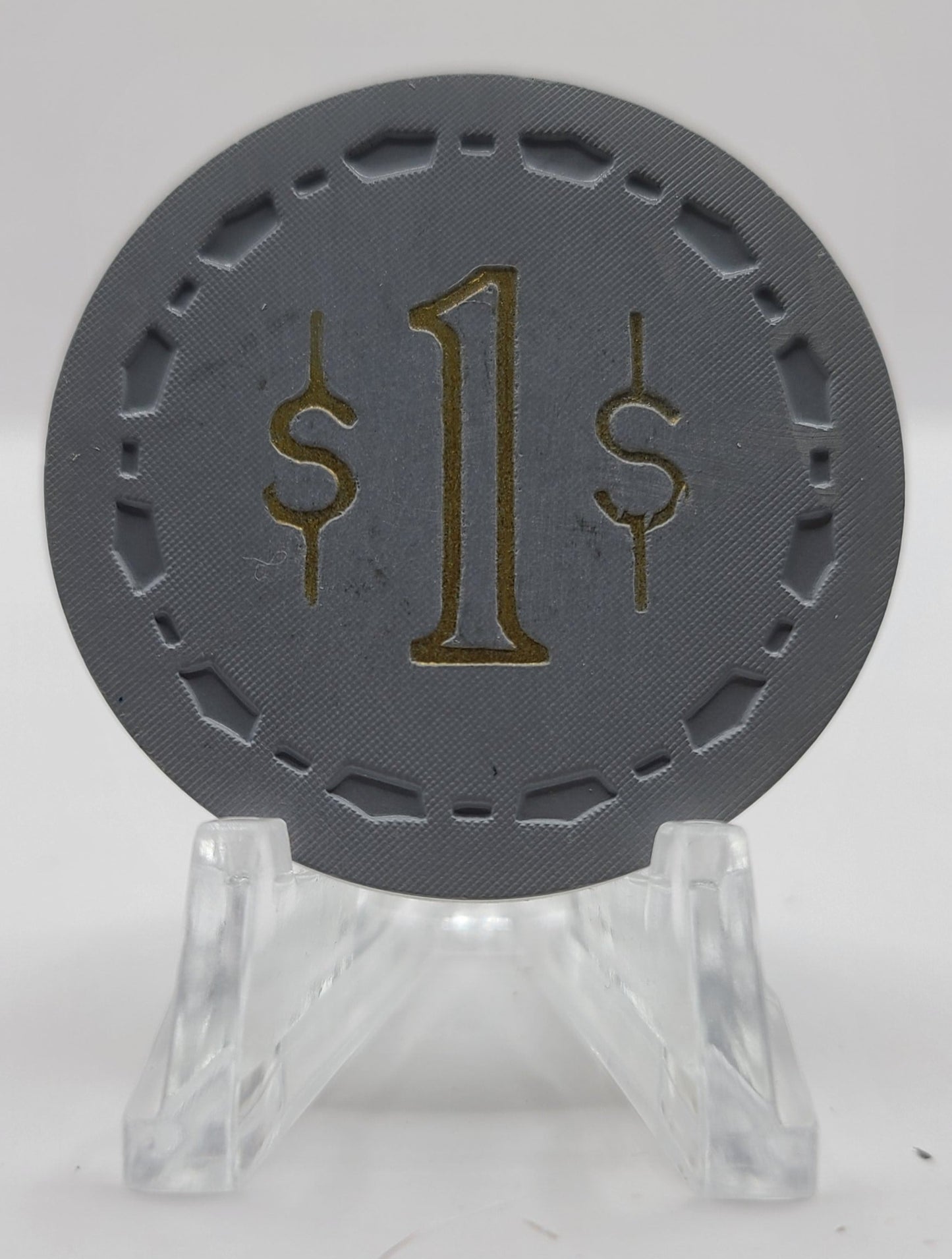 El Cortez Hotel Casino Las Vegas Nevada 1954 $1 WMK CAsino Chip D1680