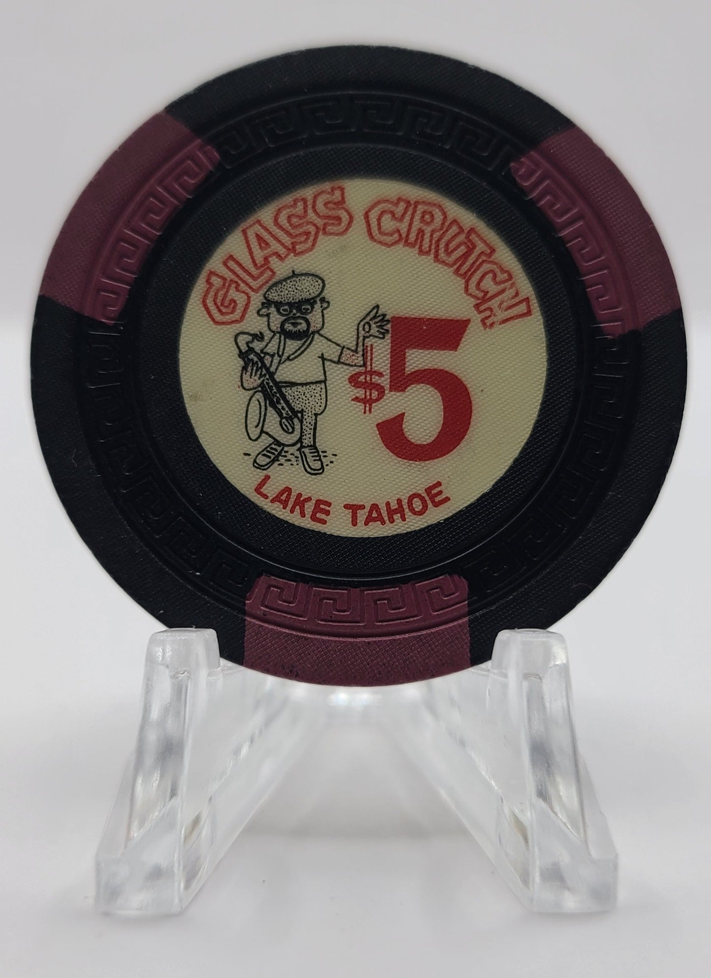 Glass Crutch Casino Lake Tahoe Nevada 1960's N7095