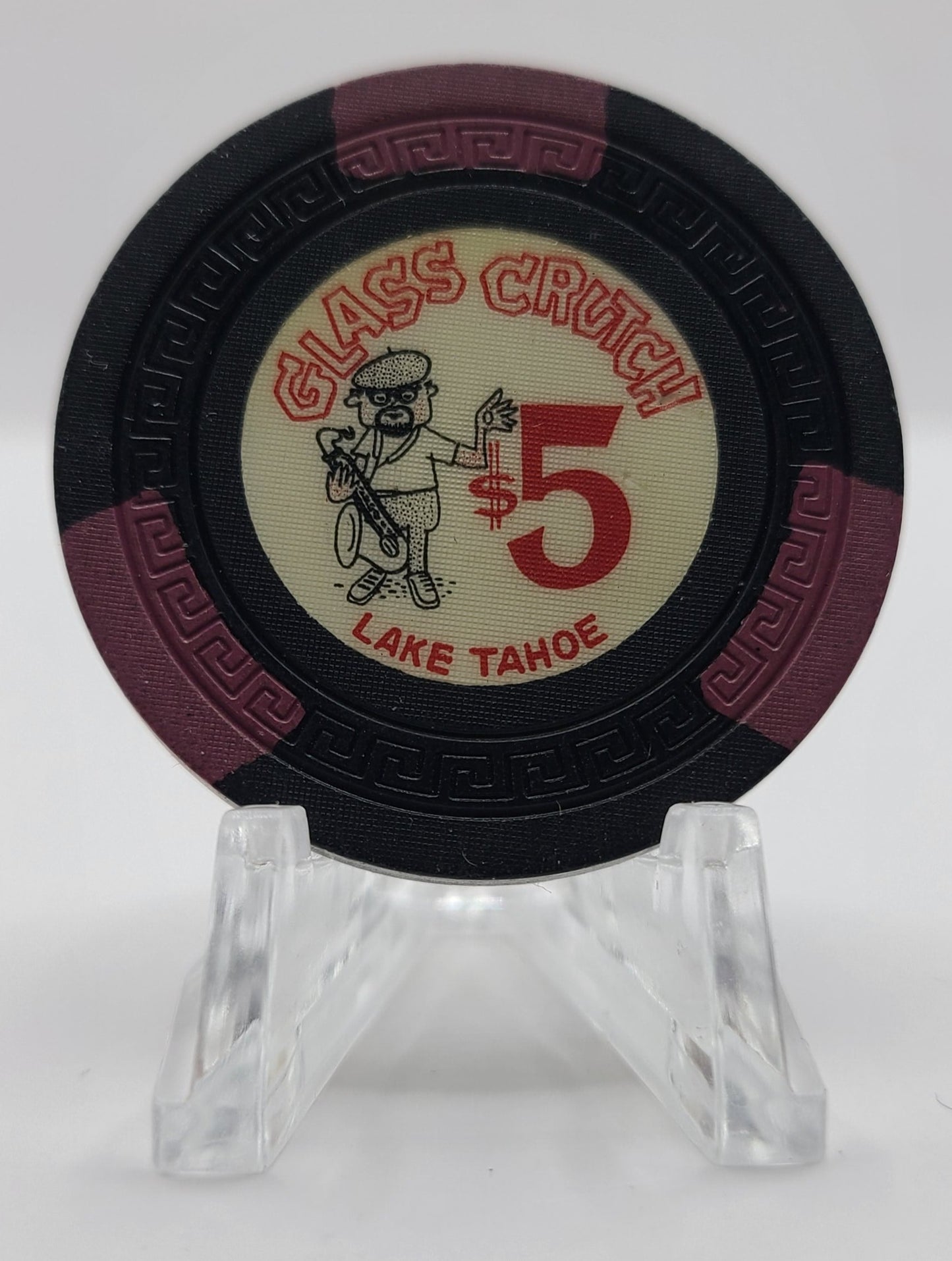 Glass Crutch Casino Lake Tahoe Nevada 1960's N7095