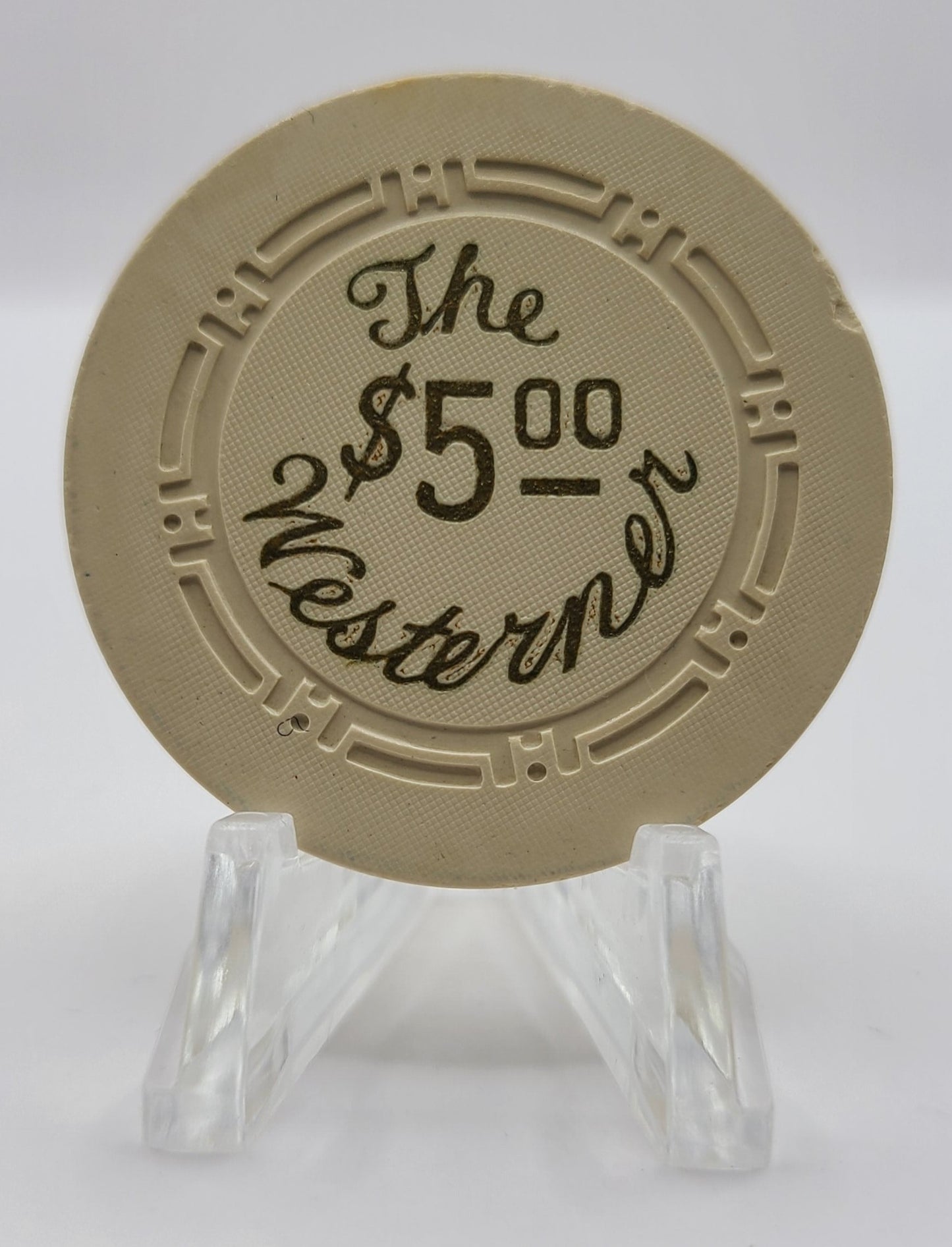 The Westerner Casino Las Vegas Nevada 1951 $5 Chip N4118