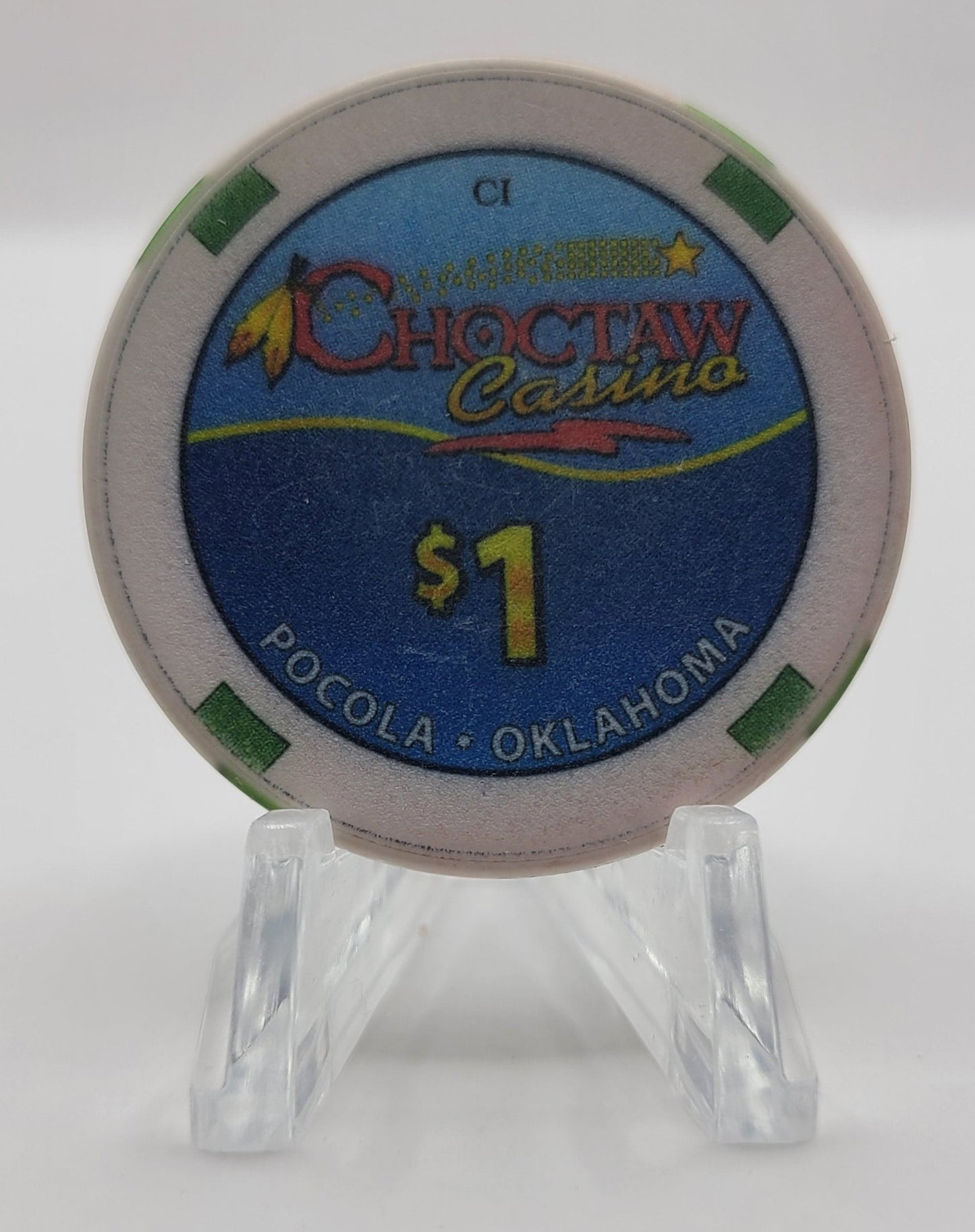 Choctaw Casino & Resort Pocola Oklahoma $1 Chip