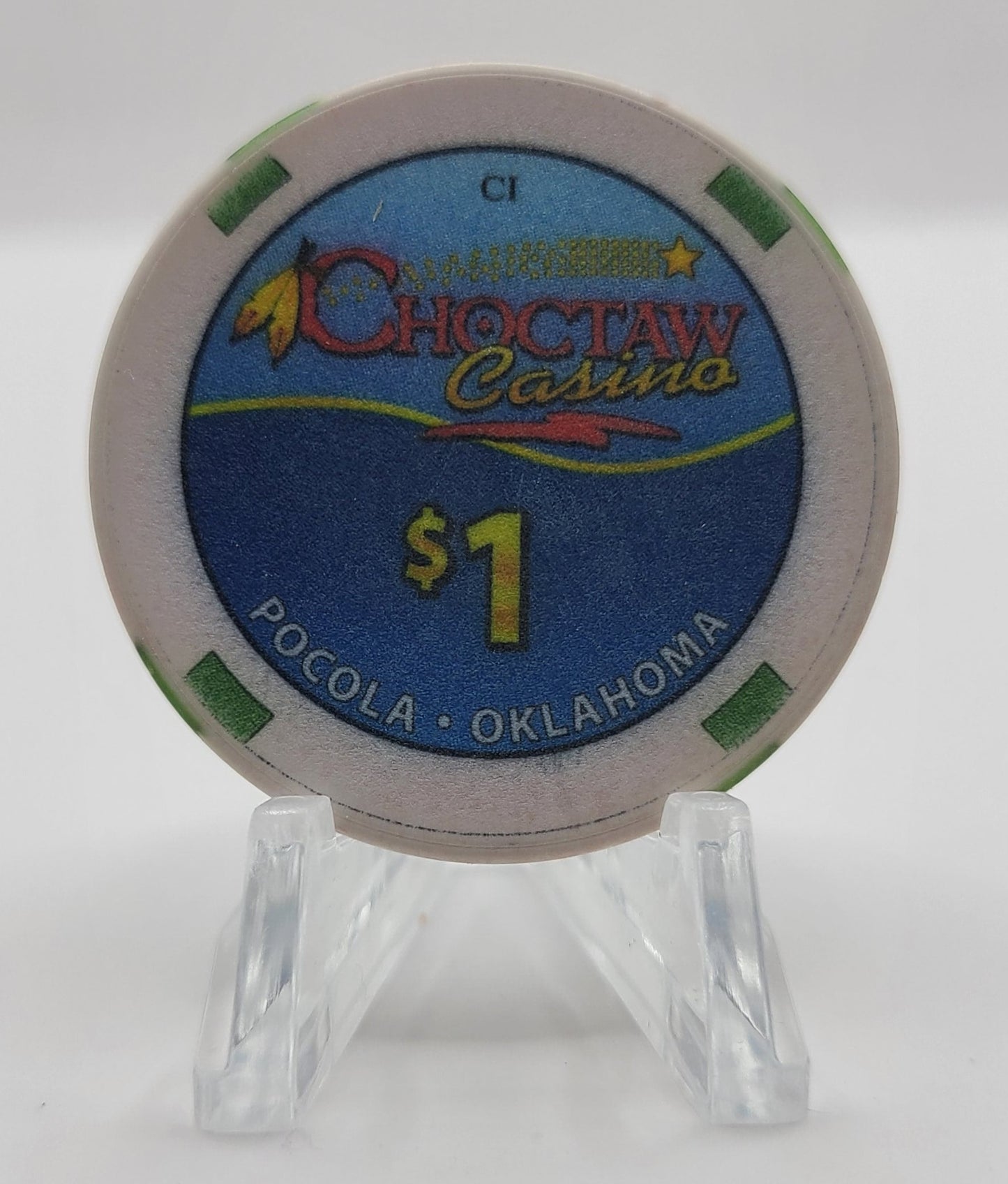 Choctaw Casino & Resort Pocola Oklahoma $1 Chip