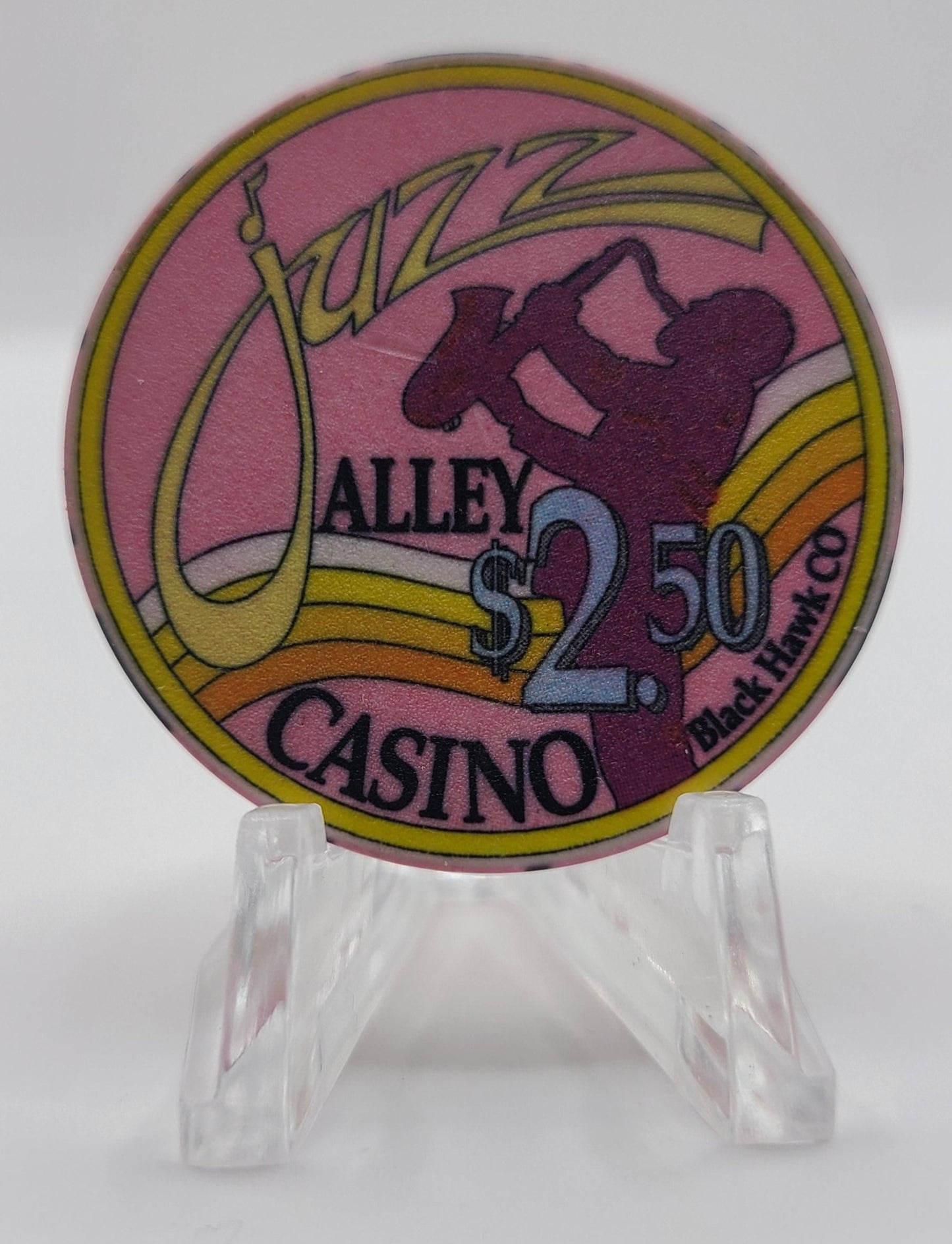 Jazz Alley Black Hawk Colorado $2.50 Chip